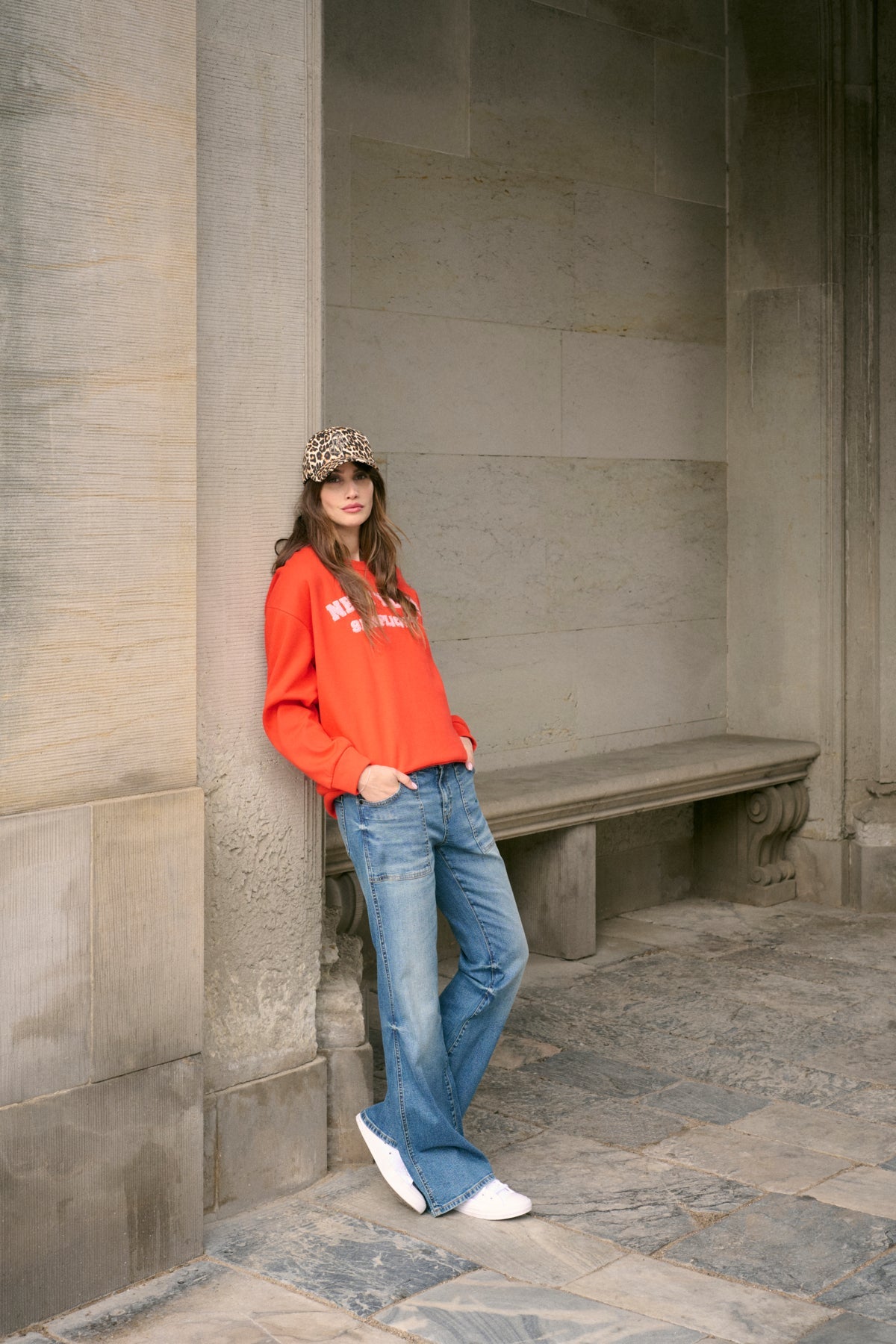 CultureCulture CUchira Charlie SweatshirtClothingFiery Red - Blue Water Clothing