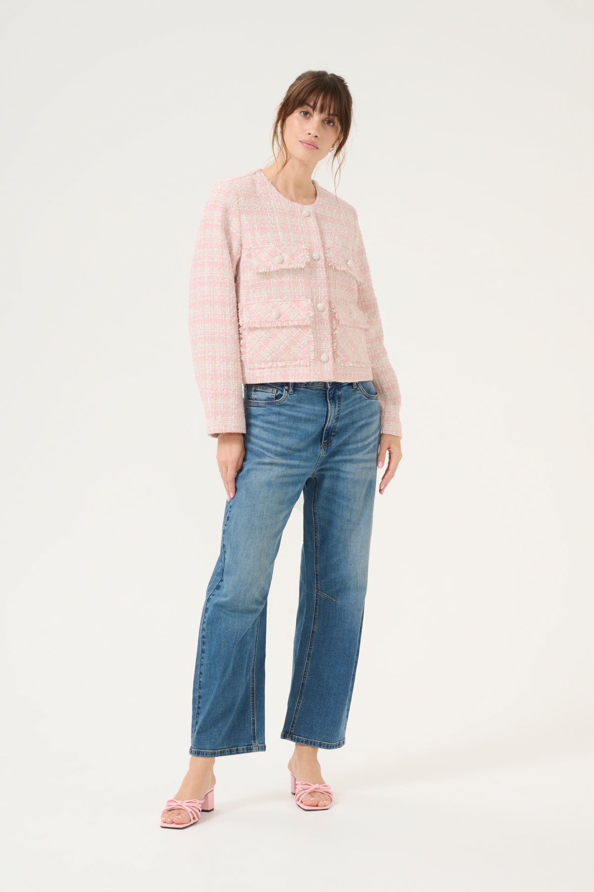 CultureCulture CUcocoa JacketClothingPink/White Check - Blue Water Clothing
