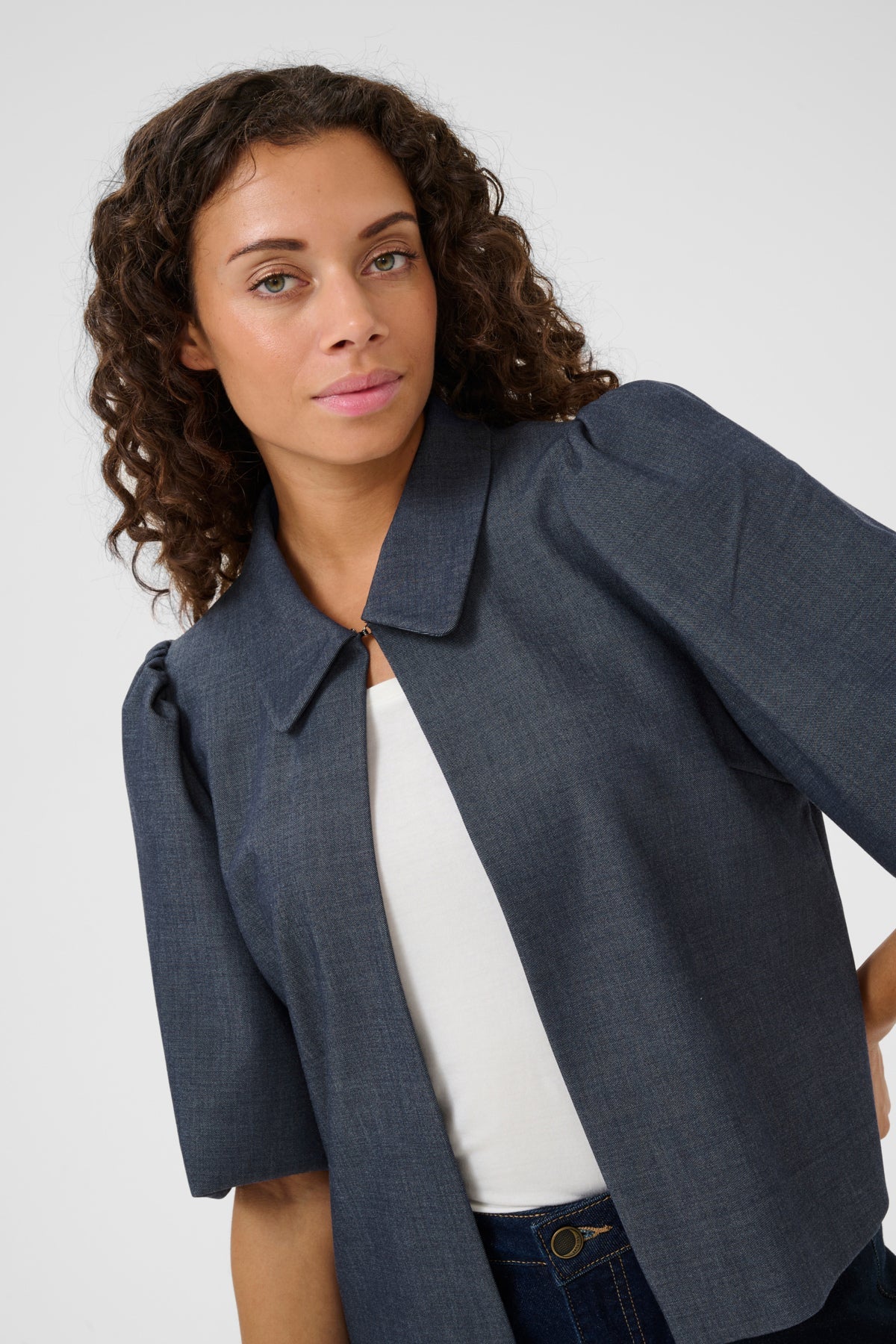 CultureCulture CUcybilla Cattia JacketClothingBlue Denim - Blue Water Clothing