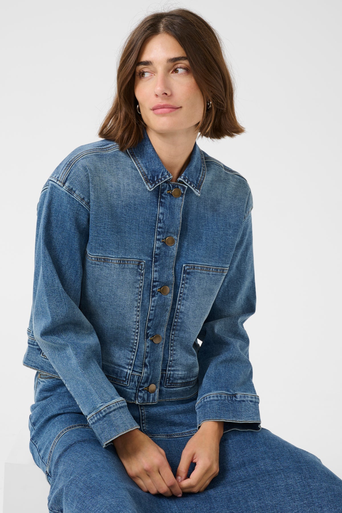 CultureCulture CUcyrine Ami JacketClothingMedium Vintage - Blue Water Clothing