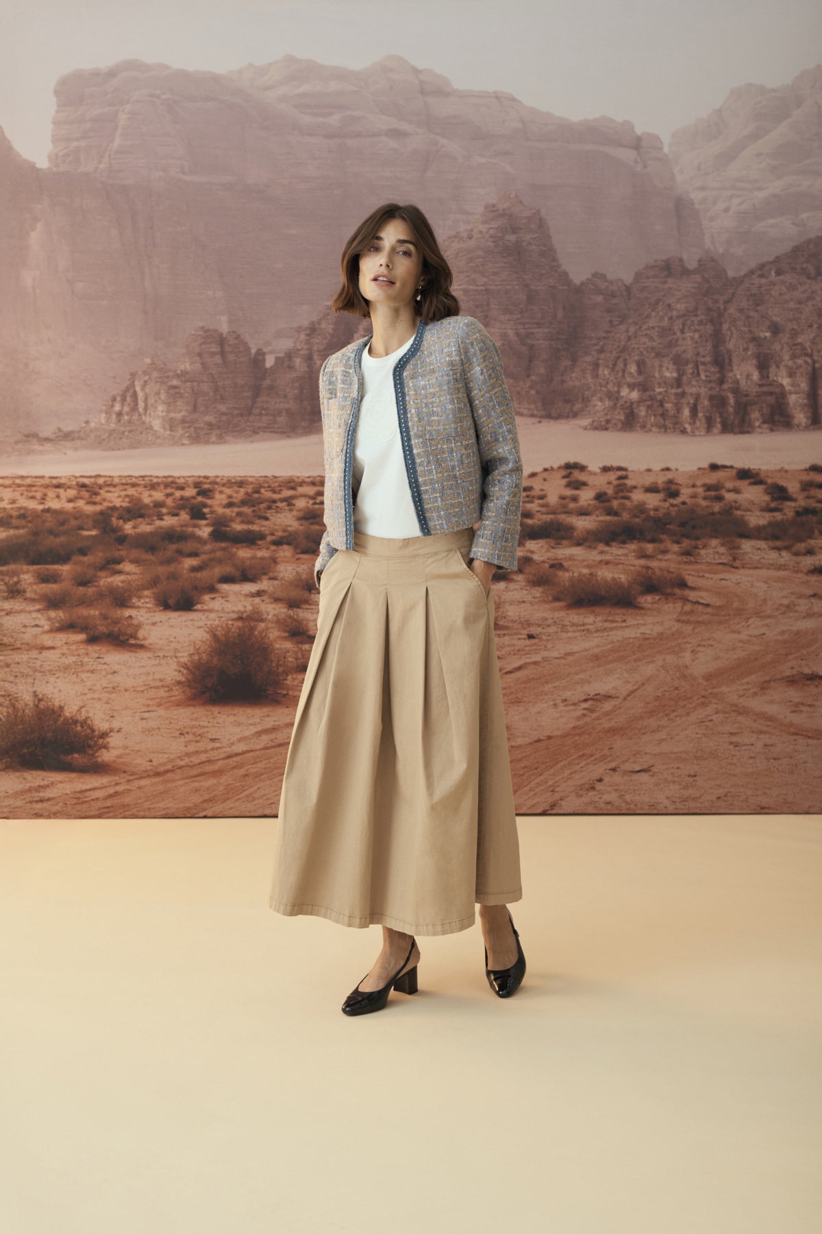 CultureCulture CUdeliane Brita SkirtClothingDune - Blue Water Clothing