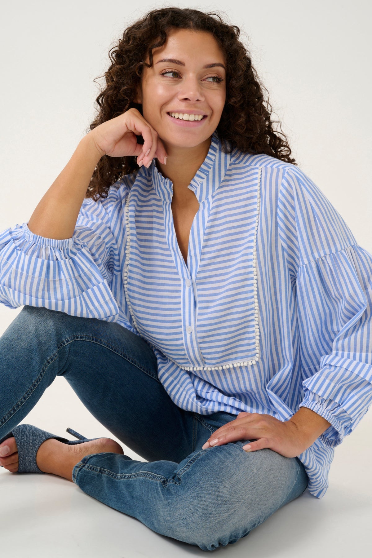 CultureCulture CUjax BlouseClothingSpring Gardenia - Blue Water Clothing