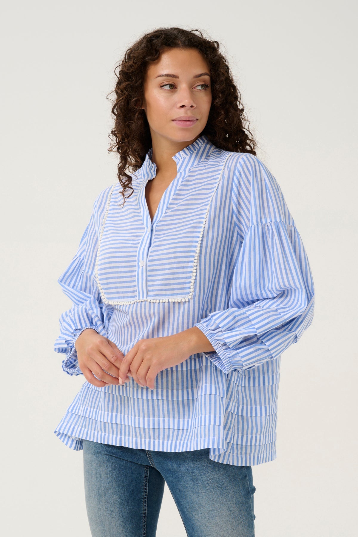 CultureCulture CUjax BlouseClothingSpring Gardenia - Blue Water Clothing