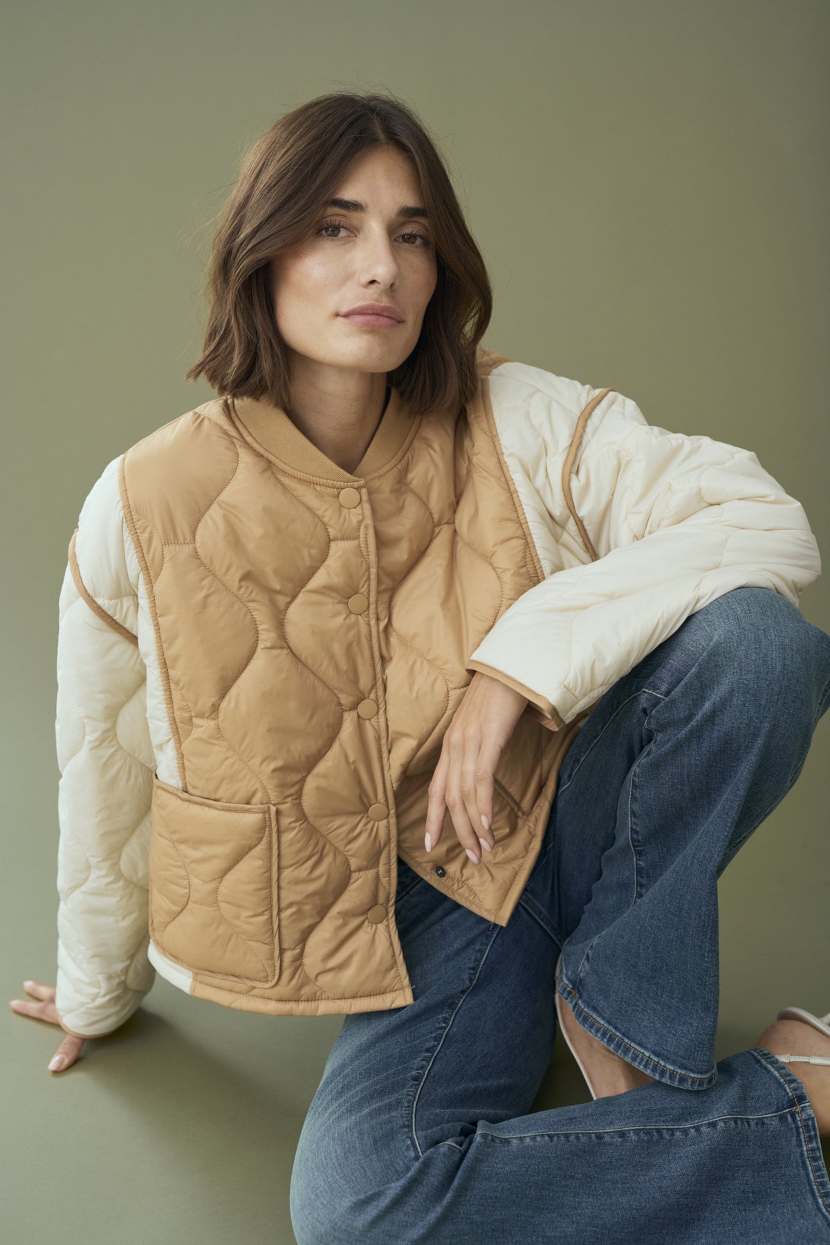 CultureCulture Cucatalina Short JacketCoats & JacketsWhitecap/Tannin - Blue Water Clothing