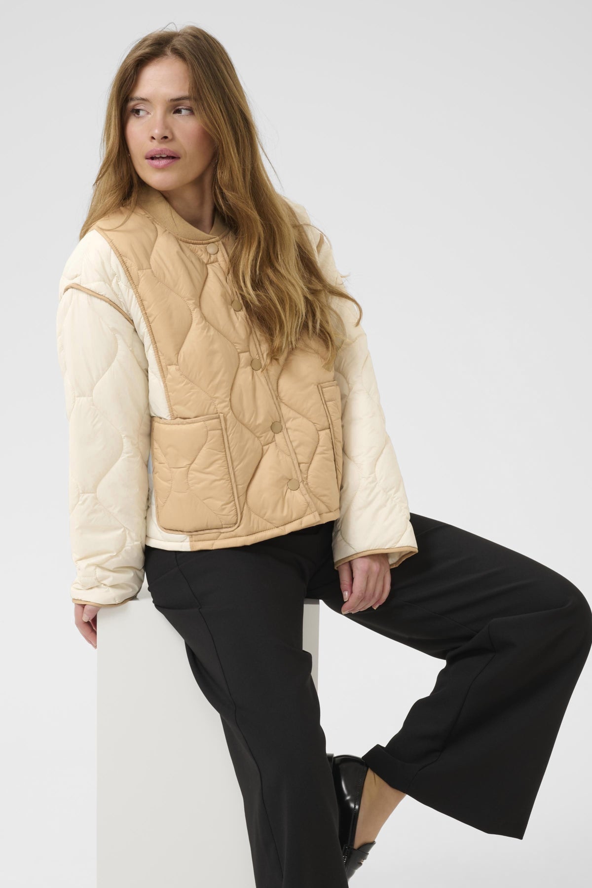 CultureCulture Cucatalina Short JacketCoats & JacketsWhitecap/Tannin - Blue Water Clothing