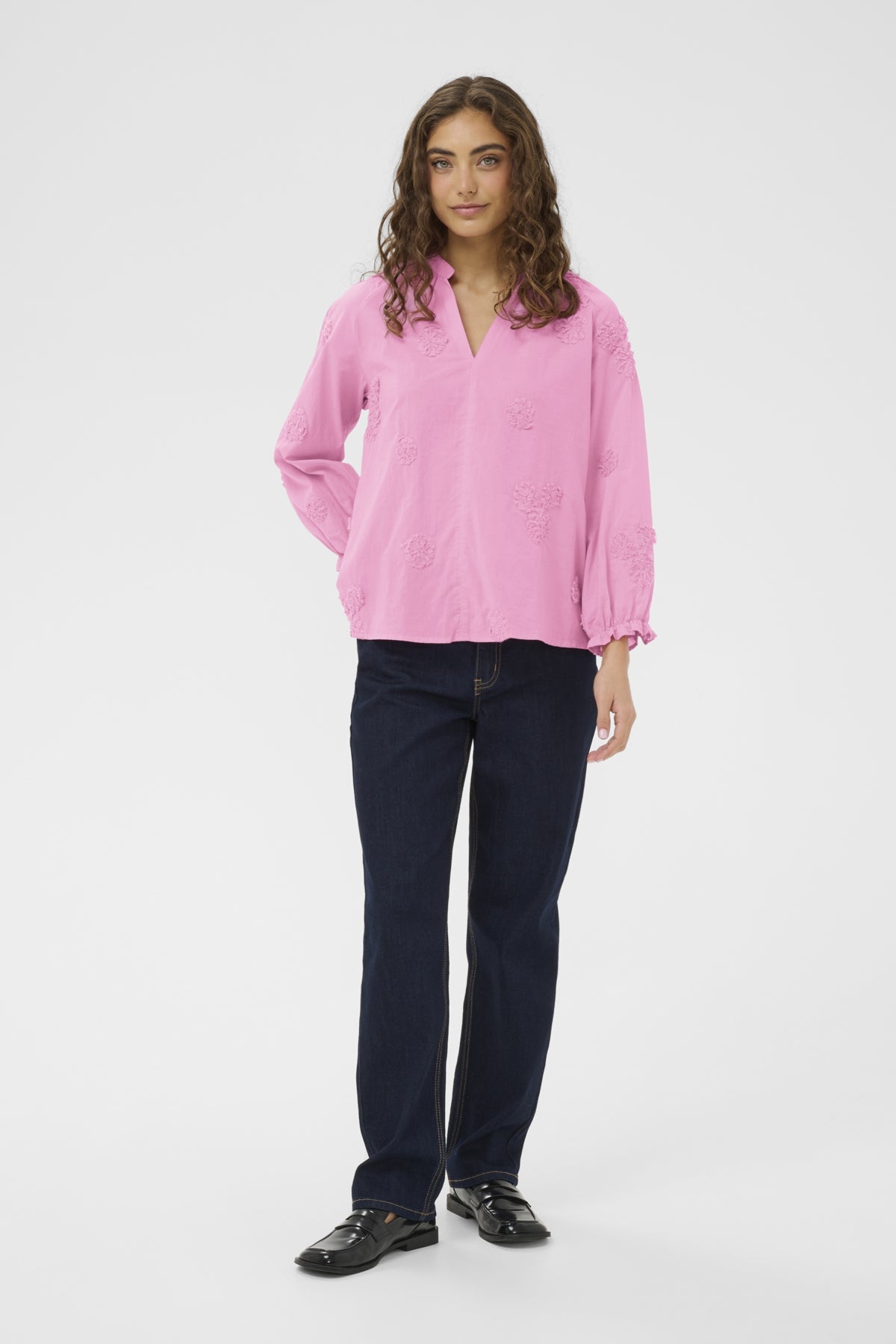 CultureCulture CUclover BlouseClothingFuchsia Pink - Blue Water Clothing