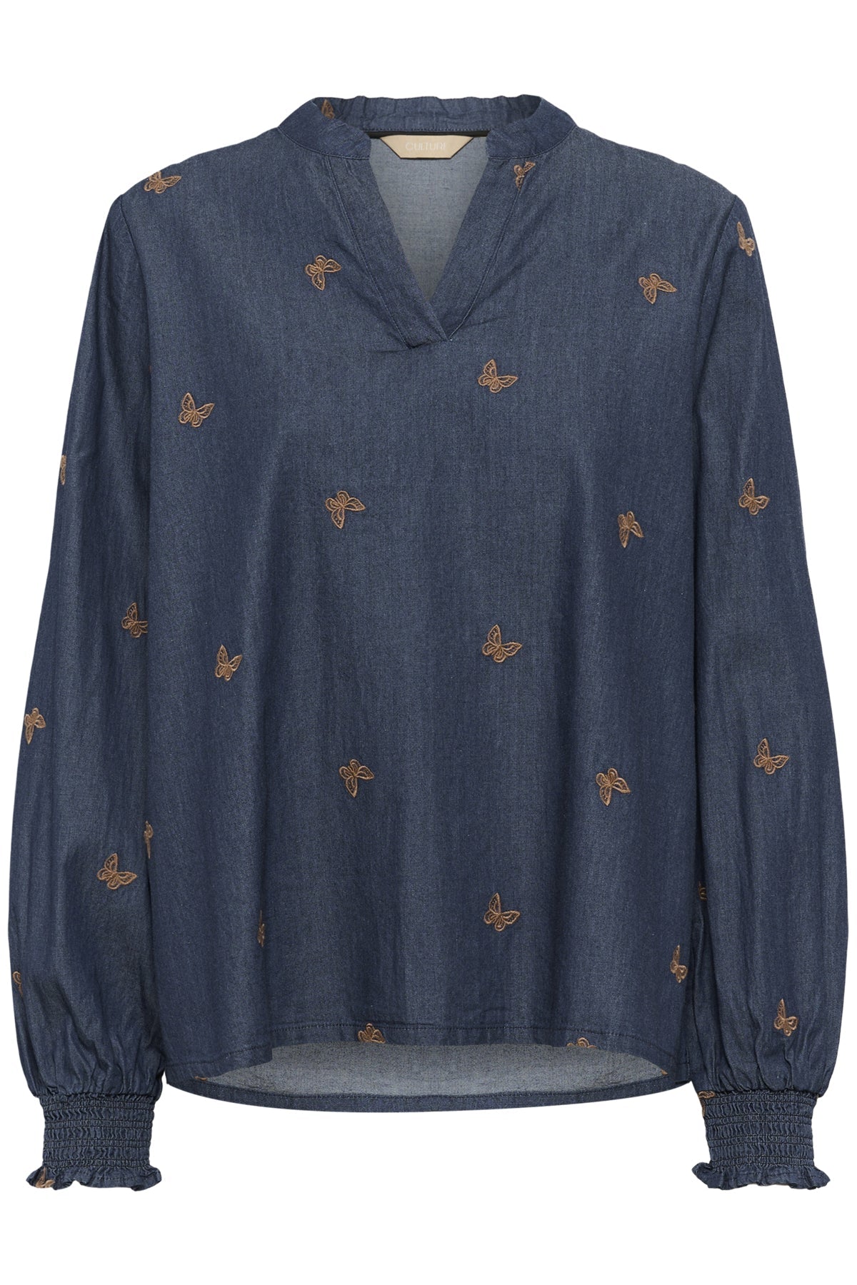 CultureCulture CUfilipa Michelle BlouseTopsRinse Wash - Blue Water Clothing