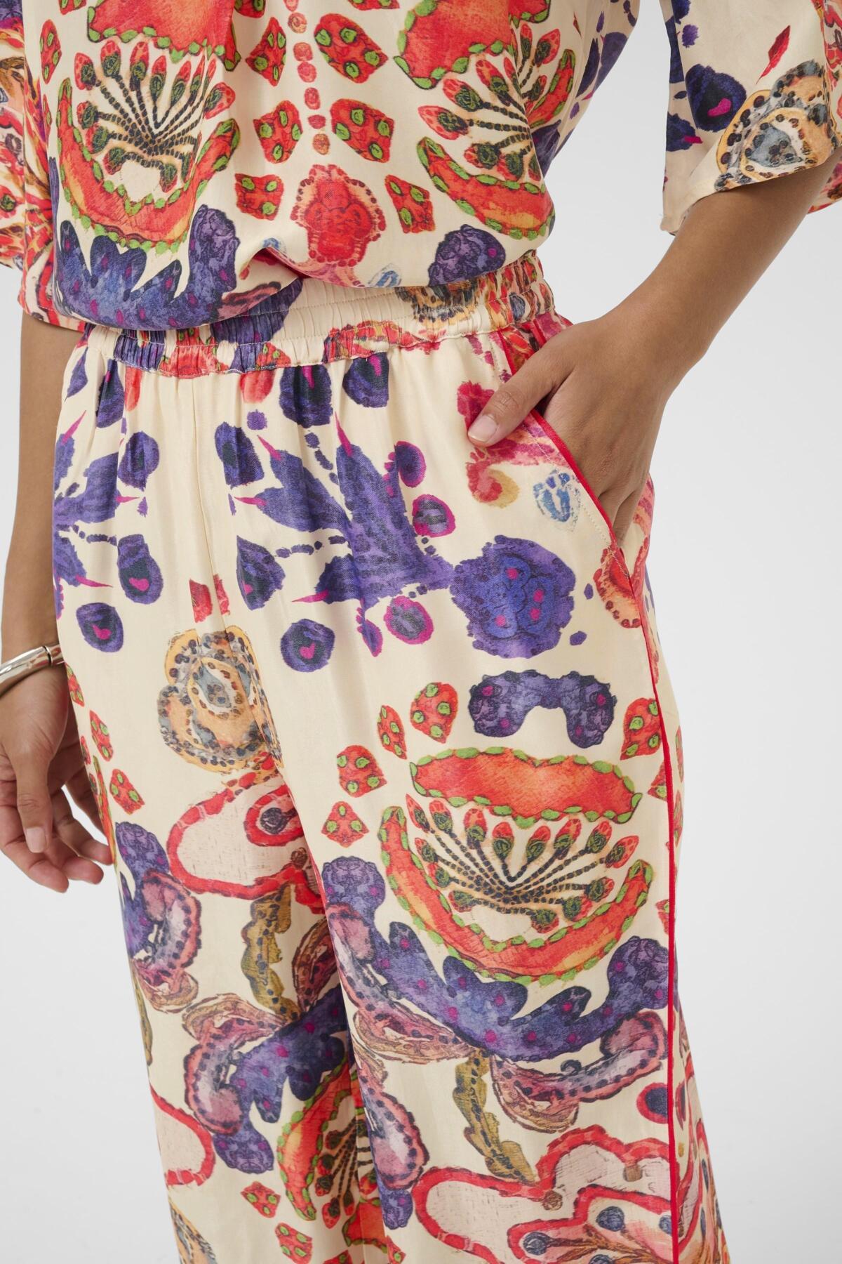 CultureCulture CUmandy TrouserClothingBlue/Pink - Blue Water Clothing