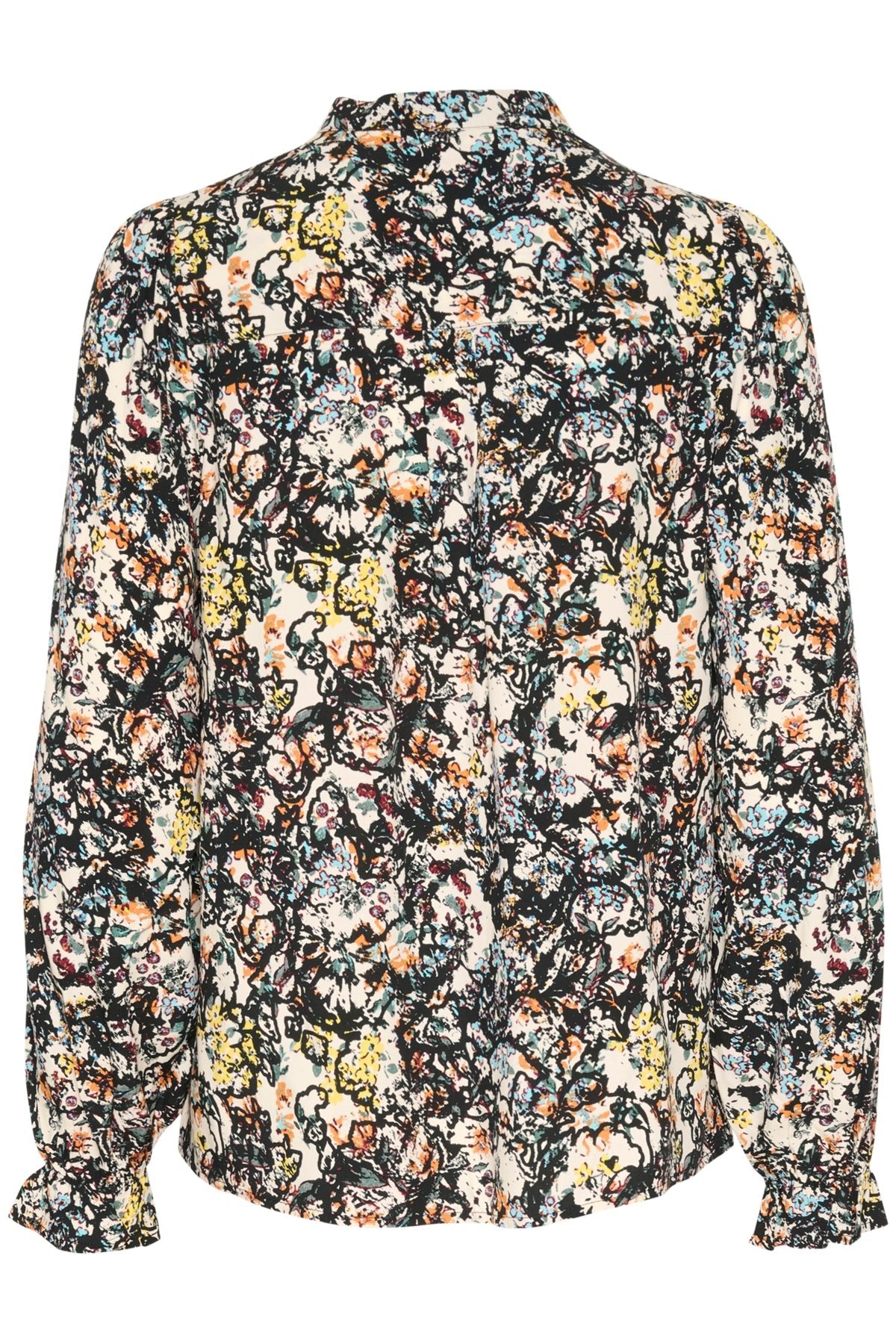 CultureCulture CUsika Bello BlouseClothingBlack/Orange - Blue Water Clothing