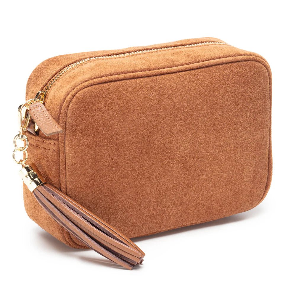 Elie BeaumontElie Beaumont Suede Crossbody BagAccessories - Blue Water Clothing