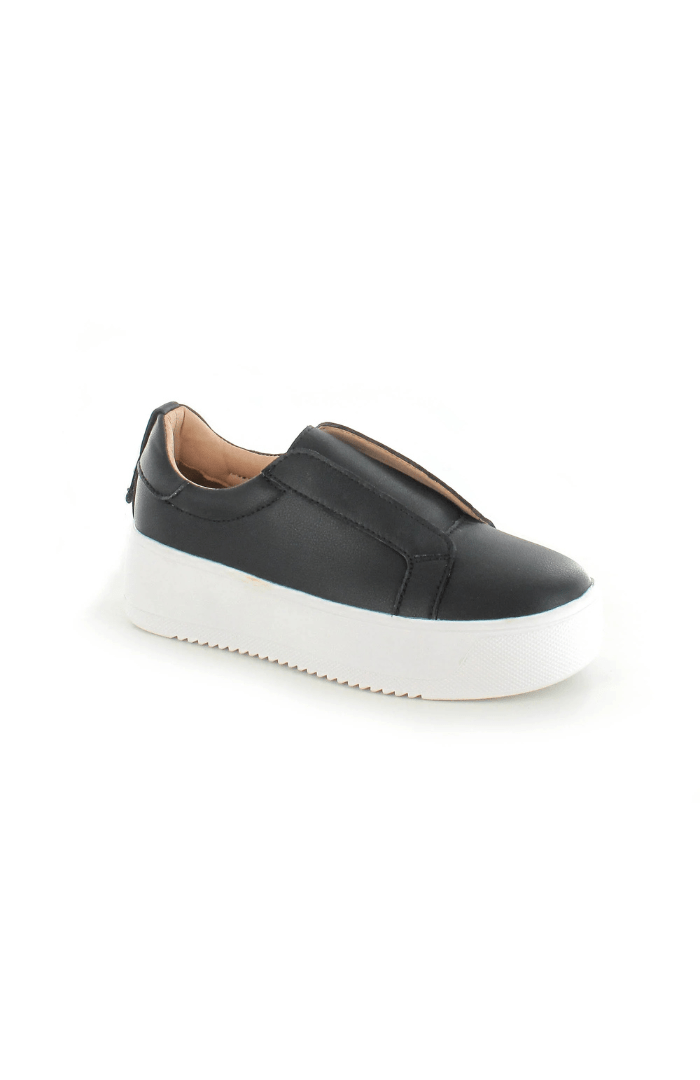 Ella ShoesElla Shoes Riva Slip On TrainersFootwearBlack - Blue Water Clothing