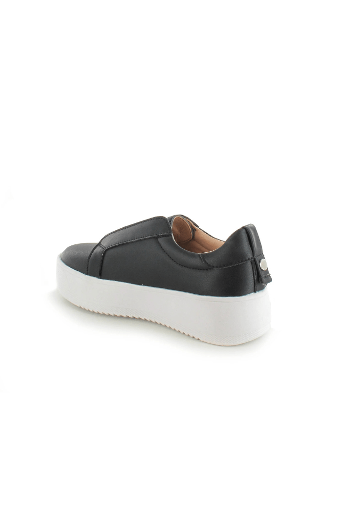 Ella ShoesElla Shoes Riva Slip On TrainersFootwearBlack - Blue Water Clothing