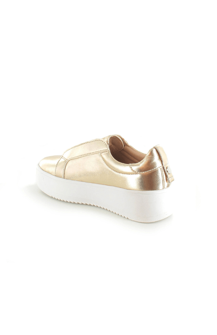 Ella ShoesElla Shoes Riva Slip On TrainersFootwearGold - Blue Water Clothing