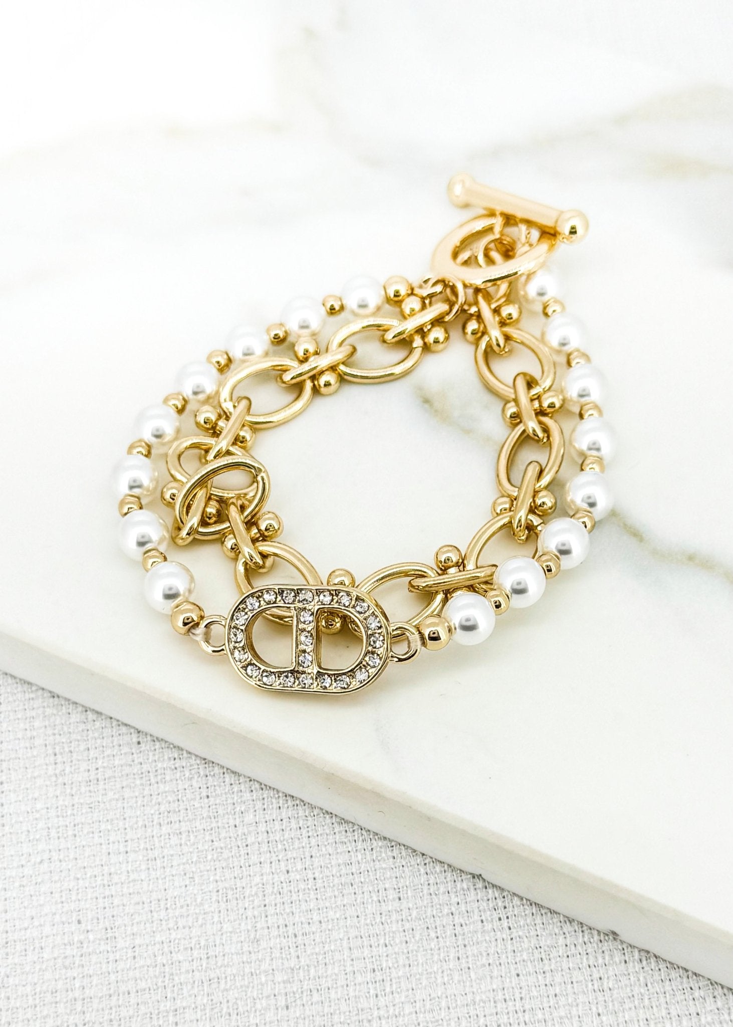 Envy JewelleryEnvy Jewellery Bracelet 4527 WhiteJewellery - Blue Water Clothing