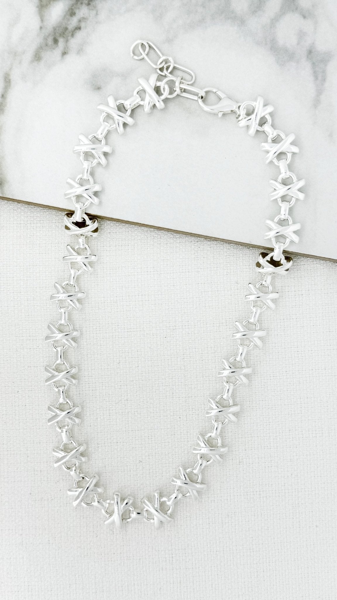 Envy JewelleryEnvy Jewellery Necklace 4557 SilverJewellery - Blue Water Clothing