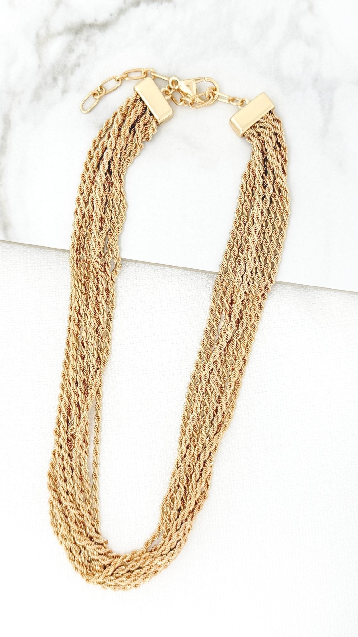 Envy JewelleryEnvy Jewellery Necklace 4564 GoldJewellery - Blue Water Clothing