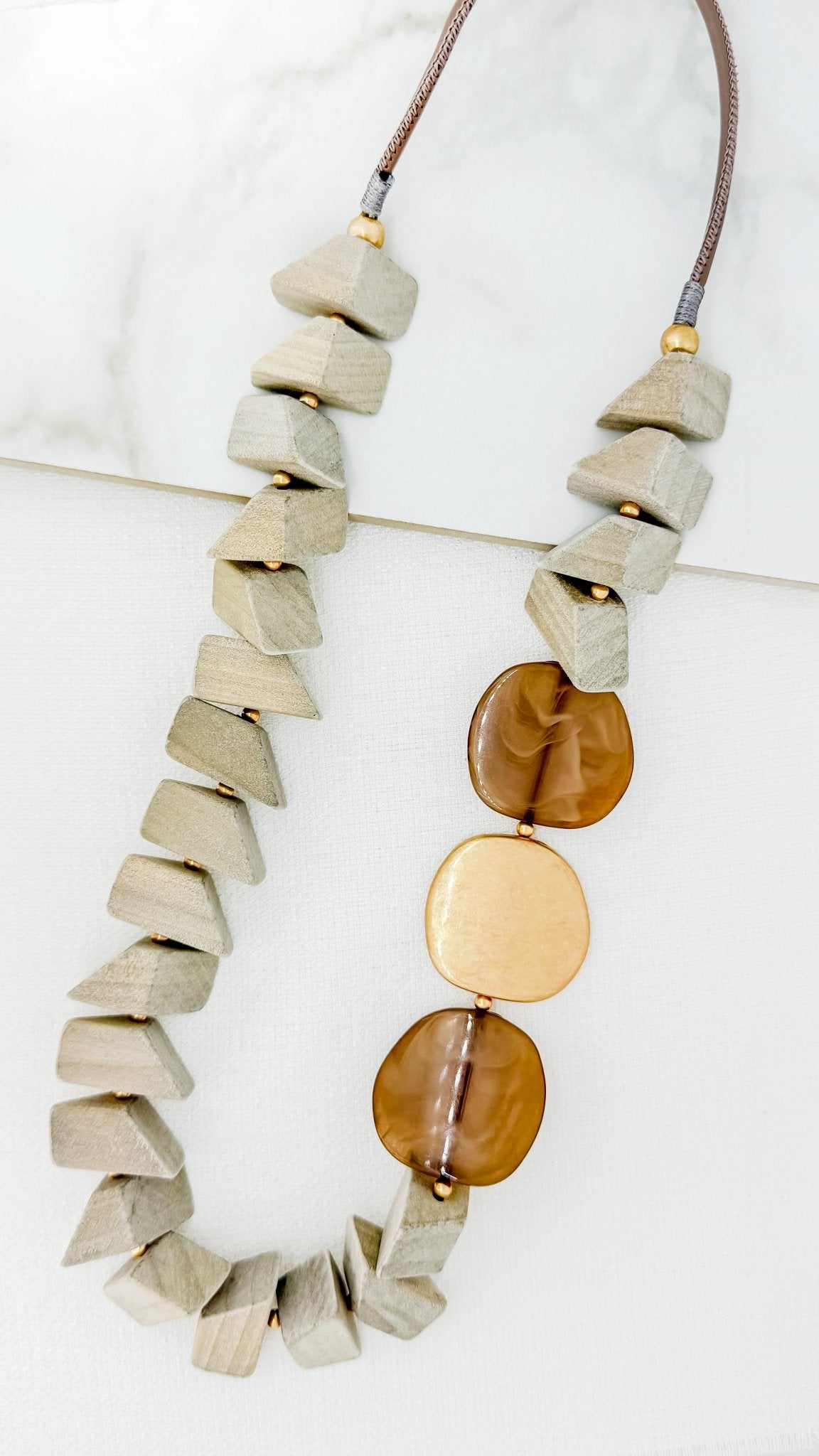 Envy JewelleryEnvy Jewellery Necklace 4596 WoodJewellery - Blue Water Clothing