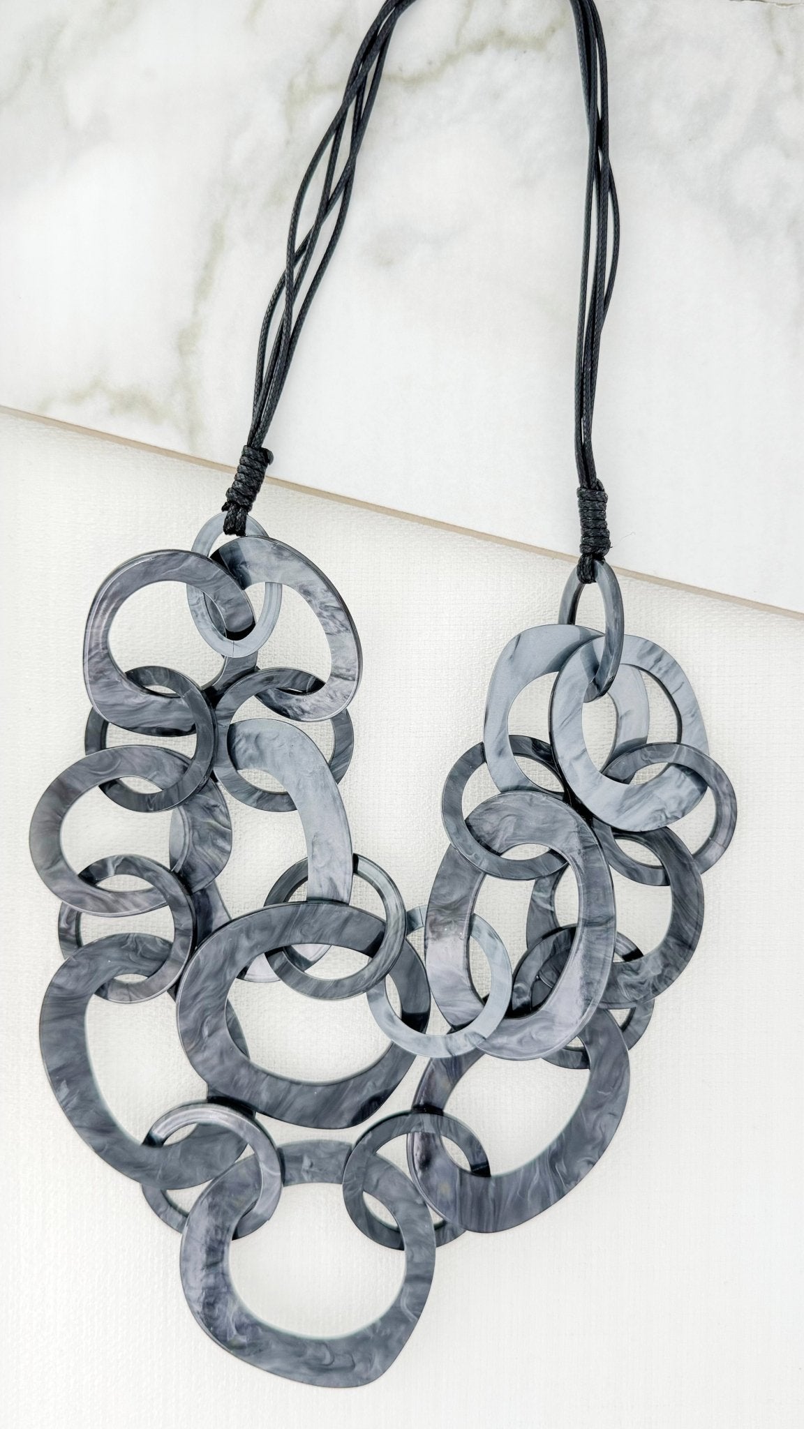 Envy JewelleryEnvy Jewellery Necklace 4608 GreyJewellery - Blue Water Clothing