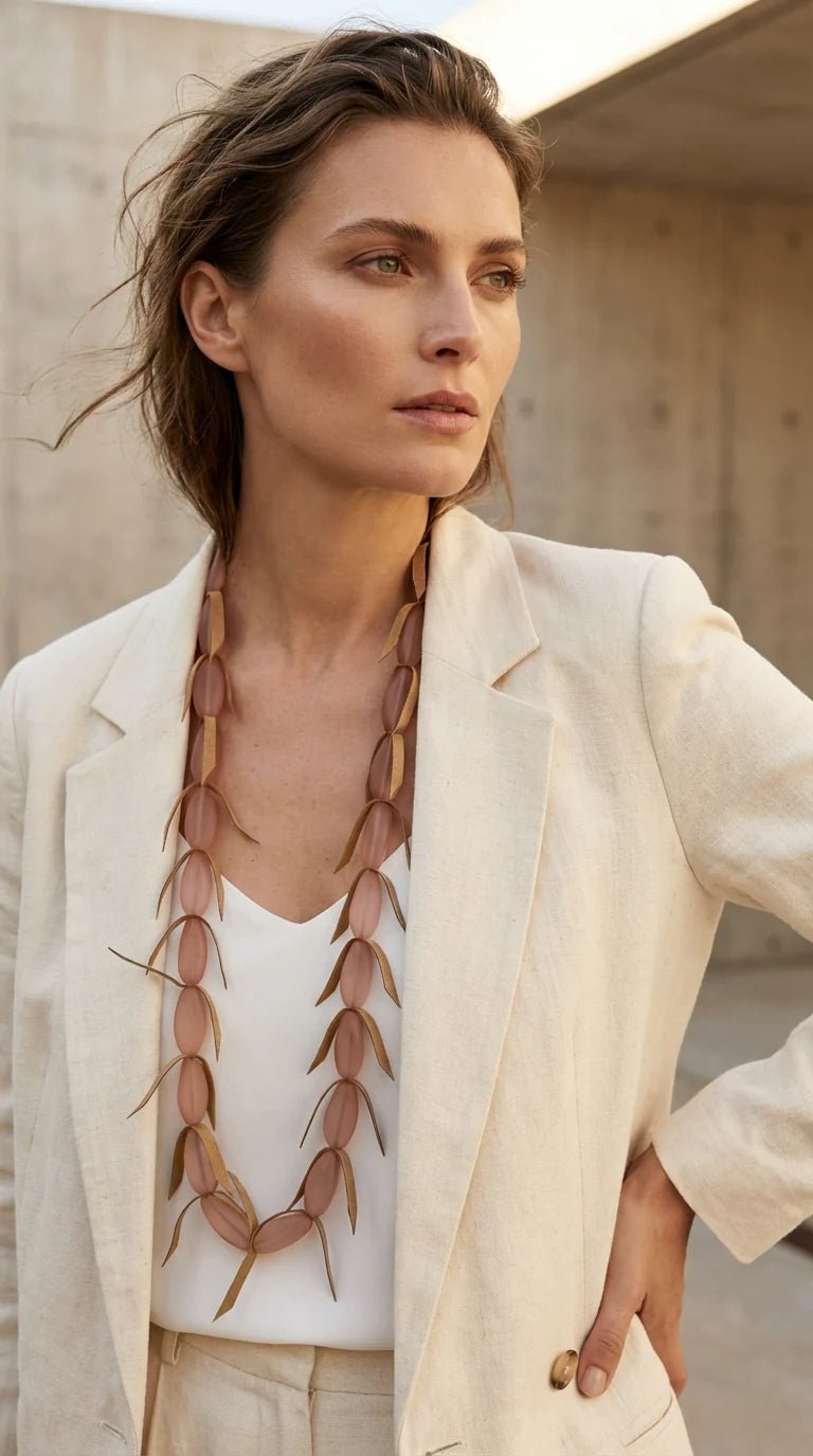 EnvyEnvy Necklace 4743 BrownJewellery - Blue Water Clothing