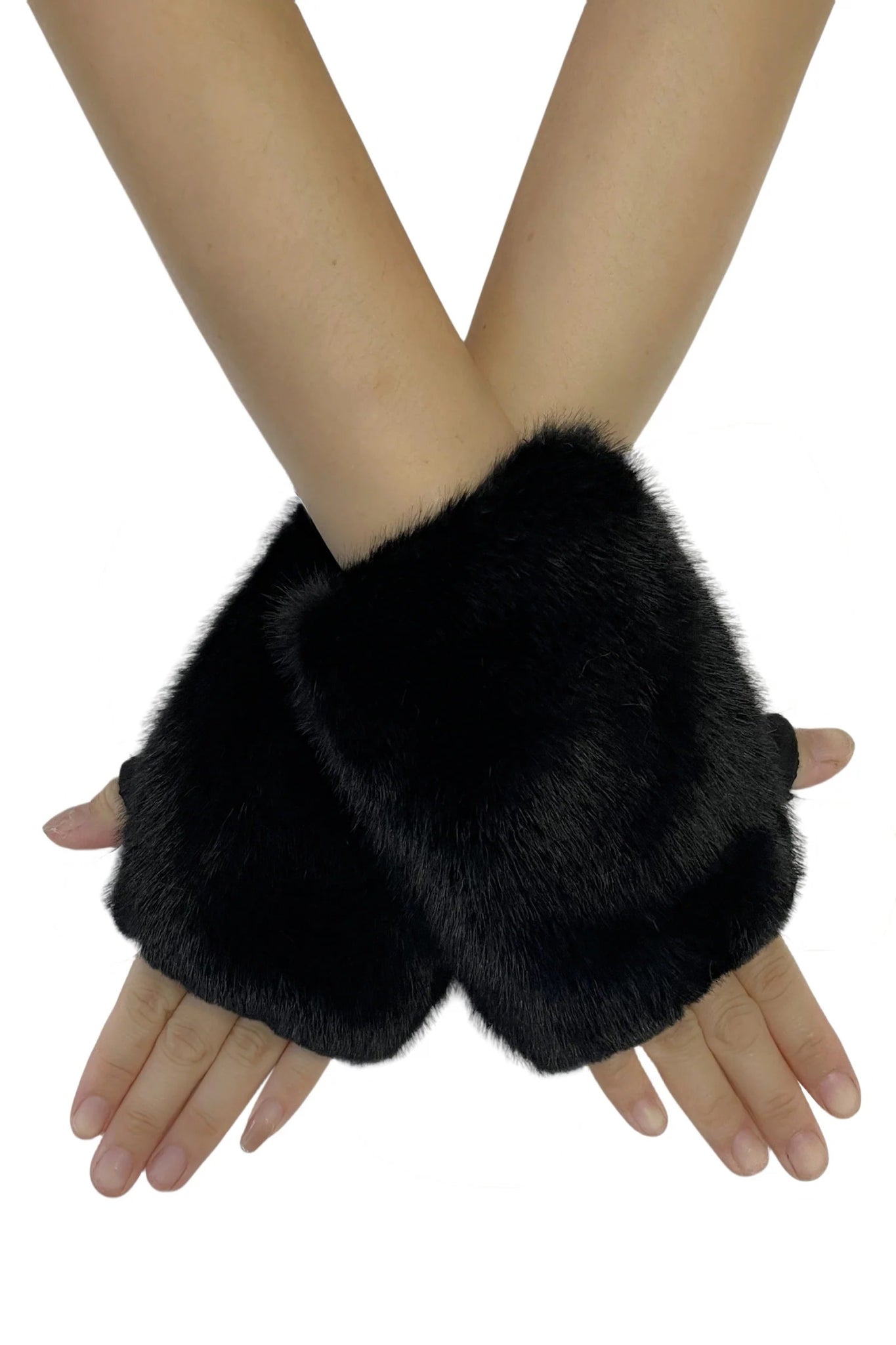 Blue Water ClothingFaux Fur Fingerless GlovesAccessories - Blue Water Clothing