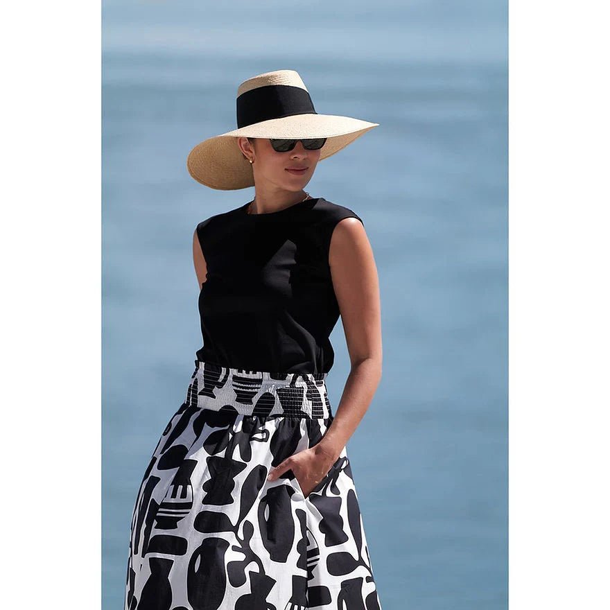 FOILFoil Skirted Ahead Skirt Printed ChaliceClothingPrinted Chalice - Blue Water Clothing