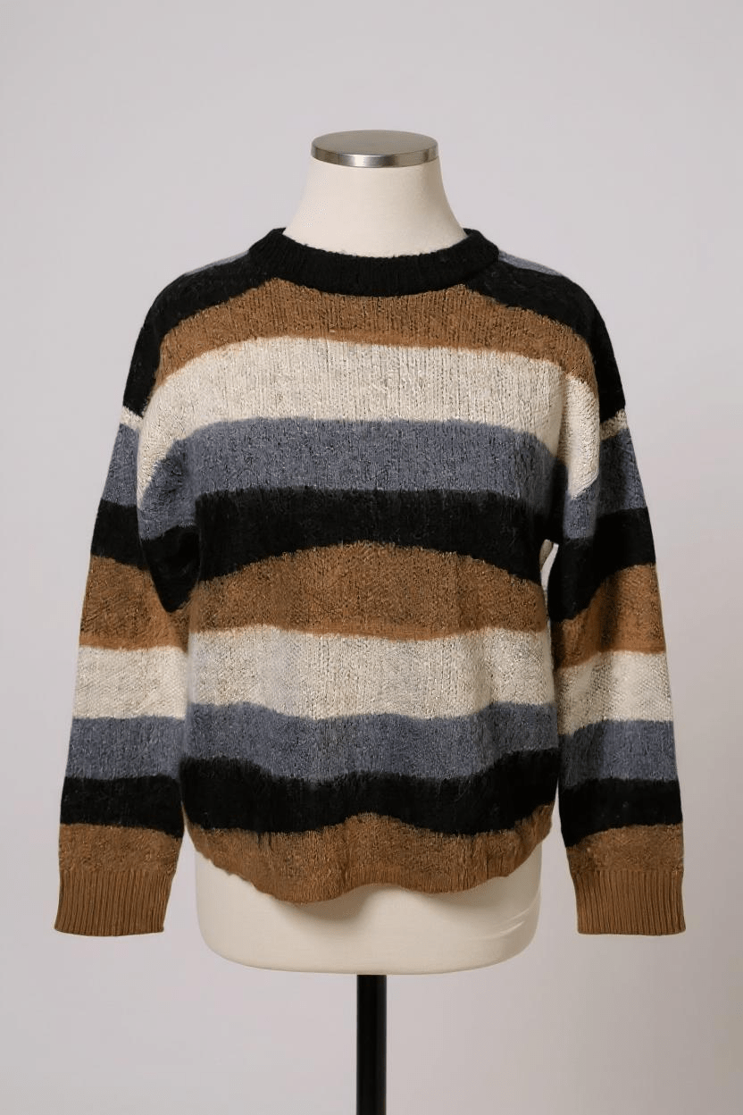 FOILFoil Aurora Wool Stripe Sweater DuskTopsDusk - Blue Water Clothing