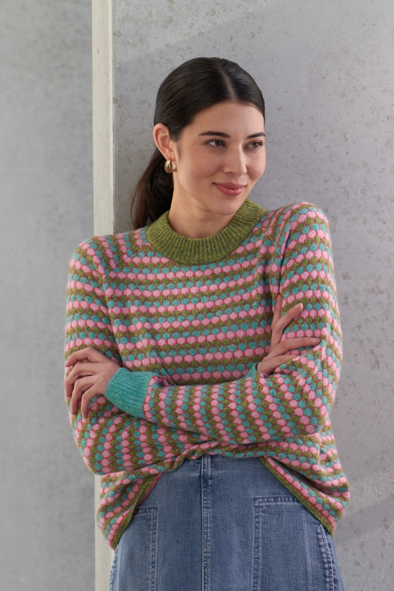 FOILFoil Culture Sweater Popcorn PinkClothingPopcorn Pink - Blue Water Clothing