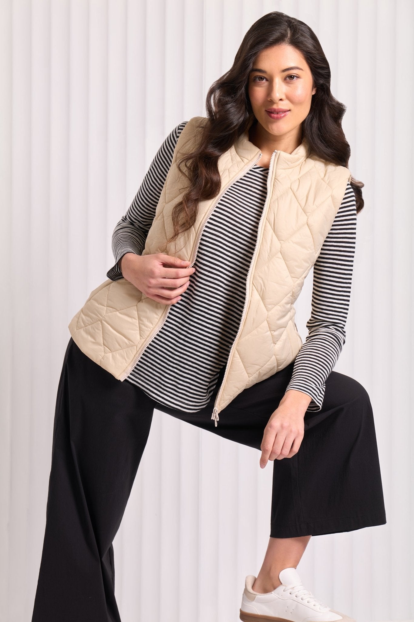 FOILFoil Stir It Up Top Mono StripeClothingMono Stripe - Blue Water Clothing