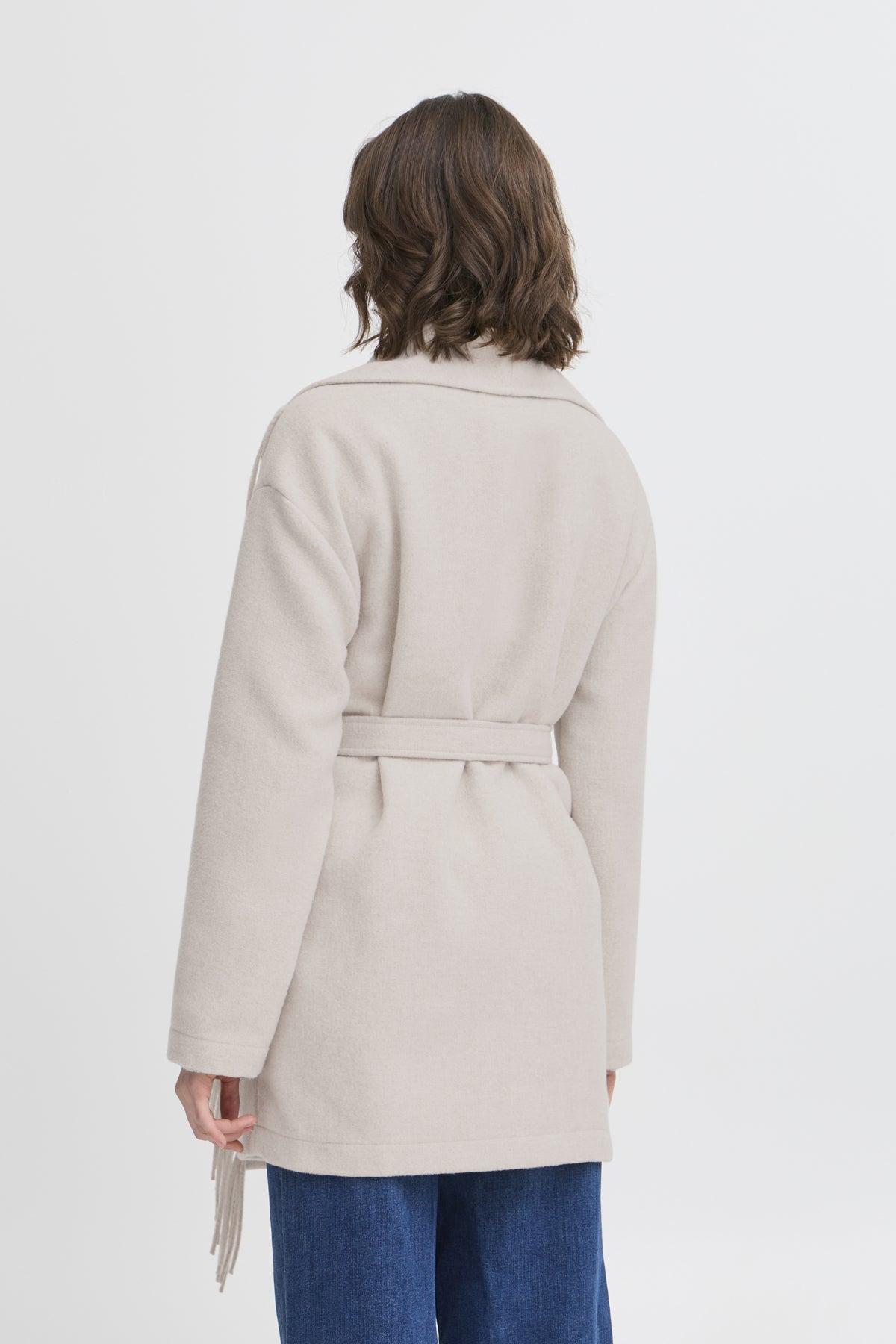 FransaFransa Frangelina Jacket 2ClothingLimestone Melange - Blue Water Clothing