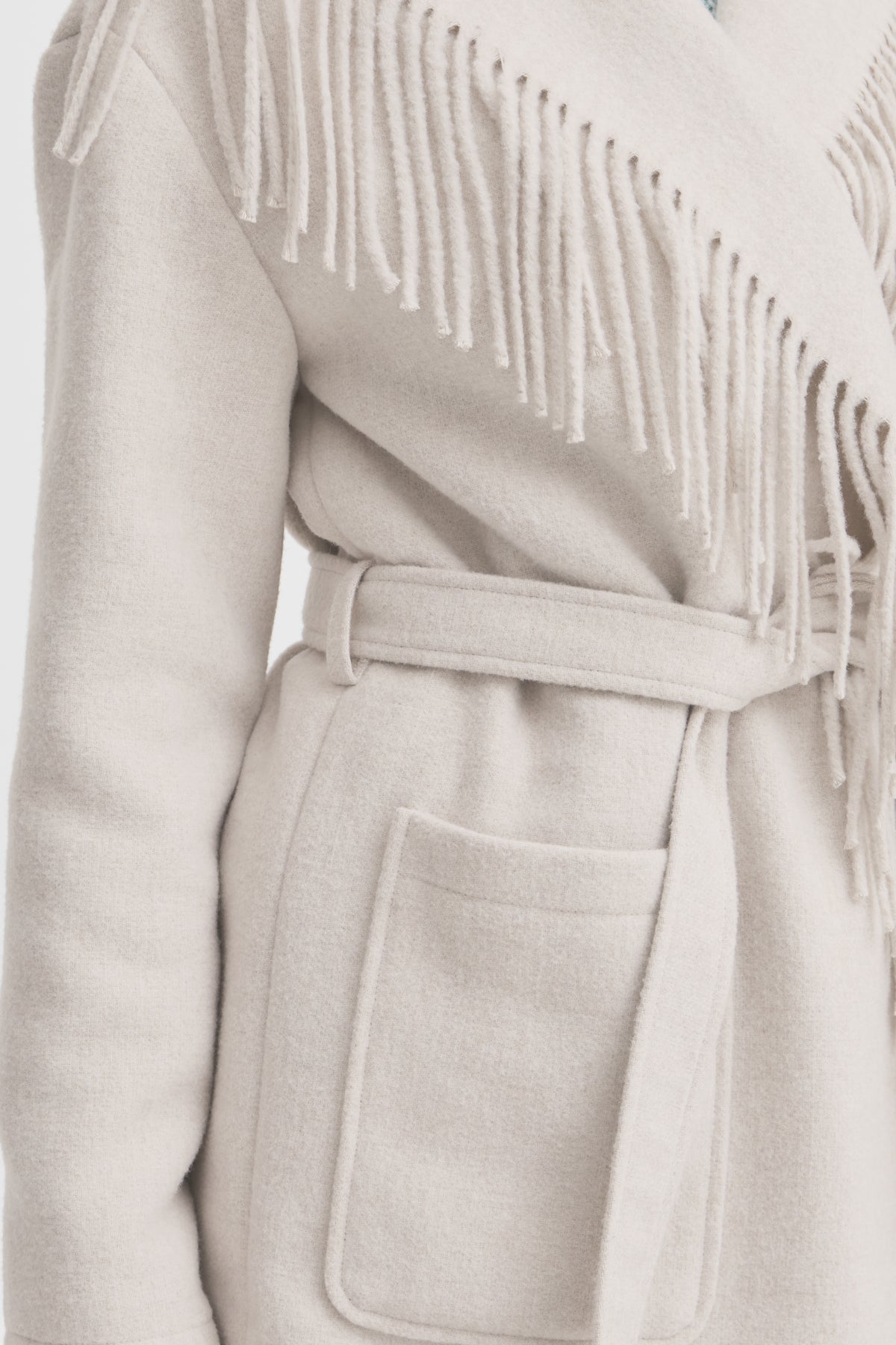 FransaFransa Frangelina Jacket 2ClothingLimestone Melange - Blue Water Clothing