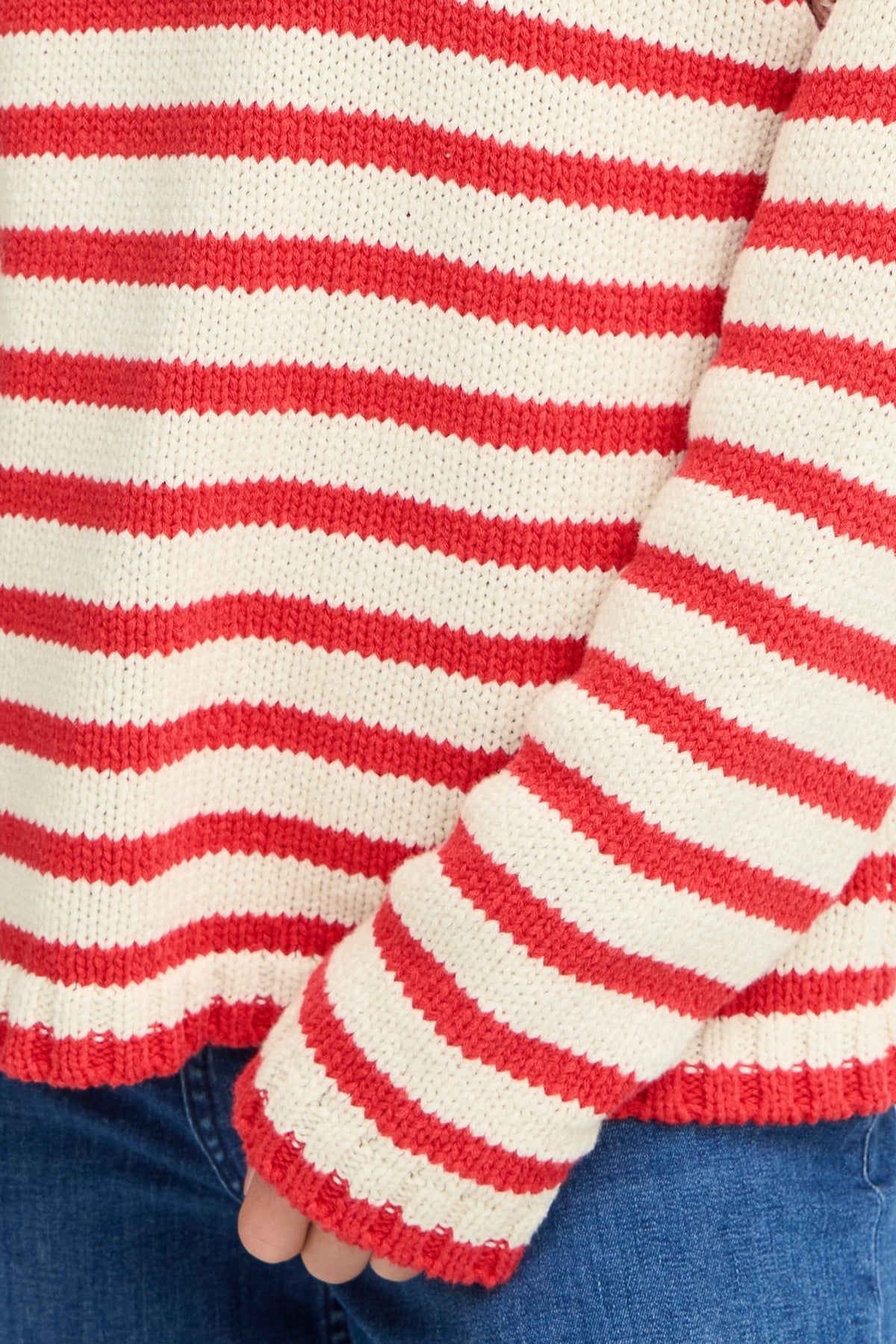 FransaFransa Frbelinda Pullover 1ClothingPoinsettia - Blue Water Clothing