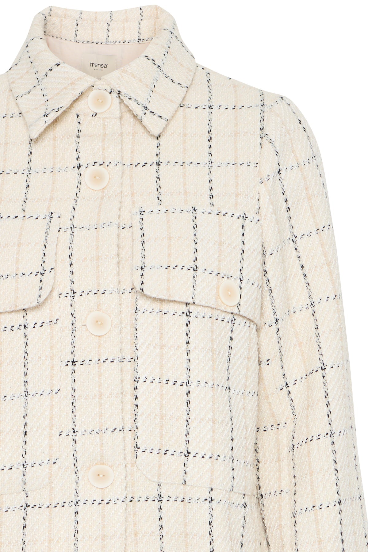 FransaFransa Frchani Jacket 1ClothingMoonebeam Mix - Blue Water Clothing