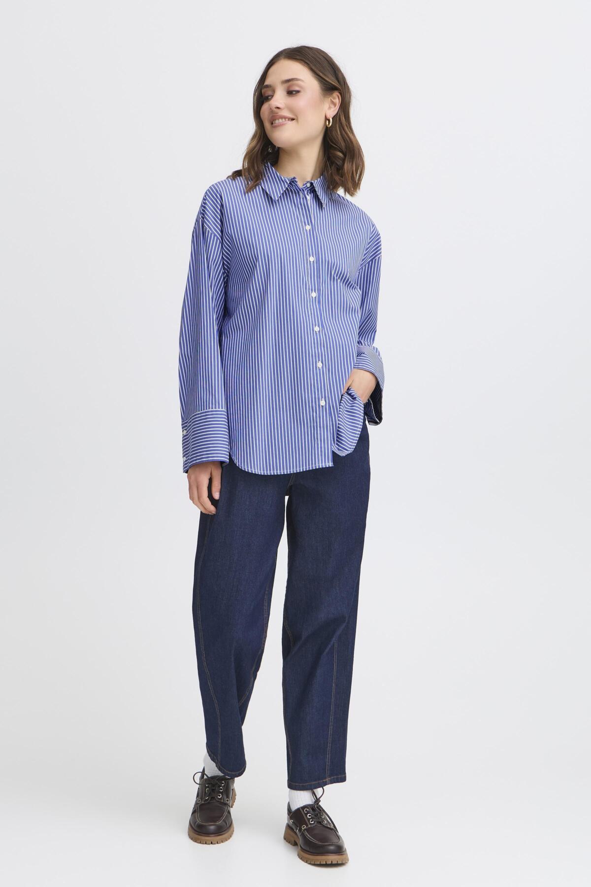 FransaFransa FRFina Shirt 1ClothingNight Skye - Blue Water Clothing
