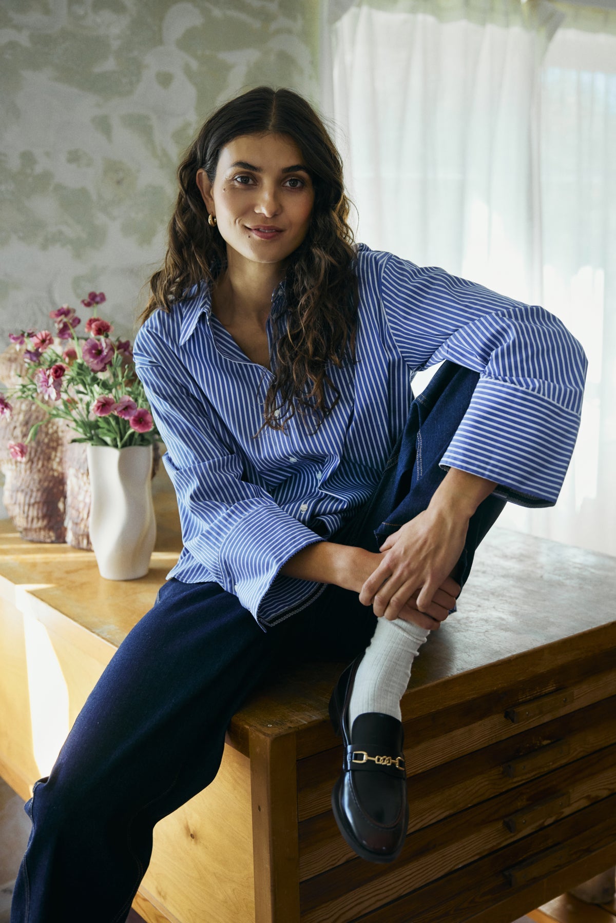 FransaFransa FRFina Shirt 1ClothingNight Skye - Blue Water Clothing