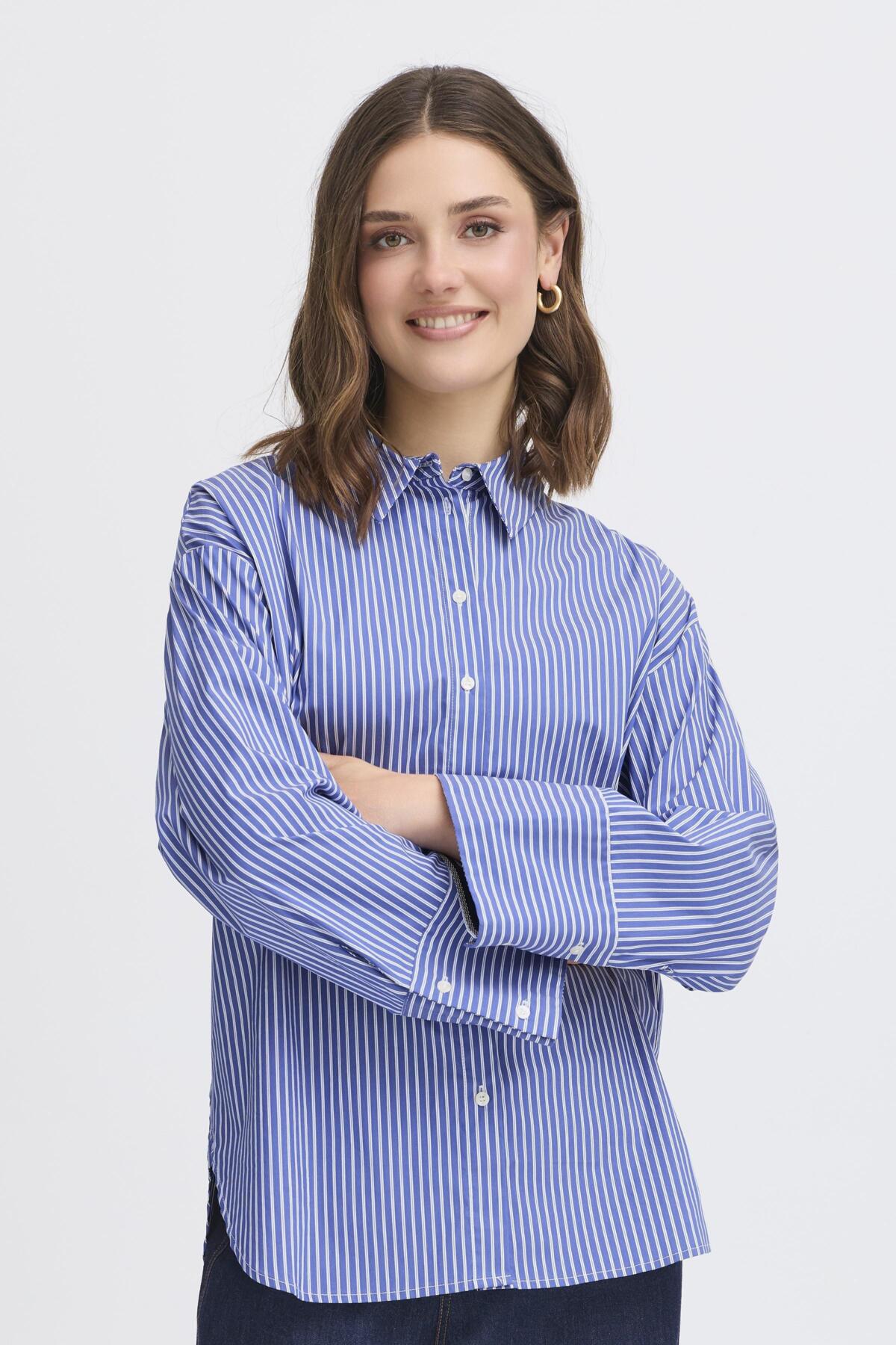 FransaFransa FRFina Shirt 1ClothingNight Skye - Blue Water Clothing