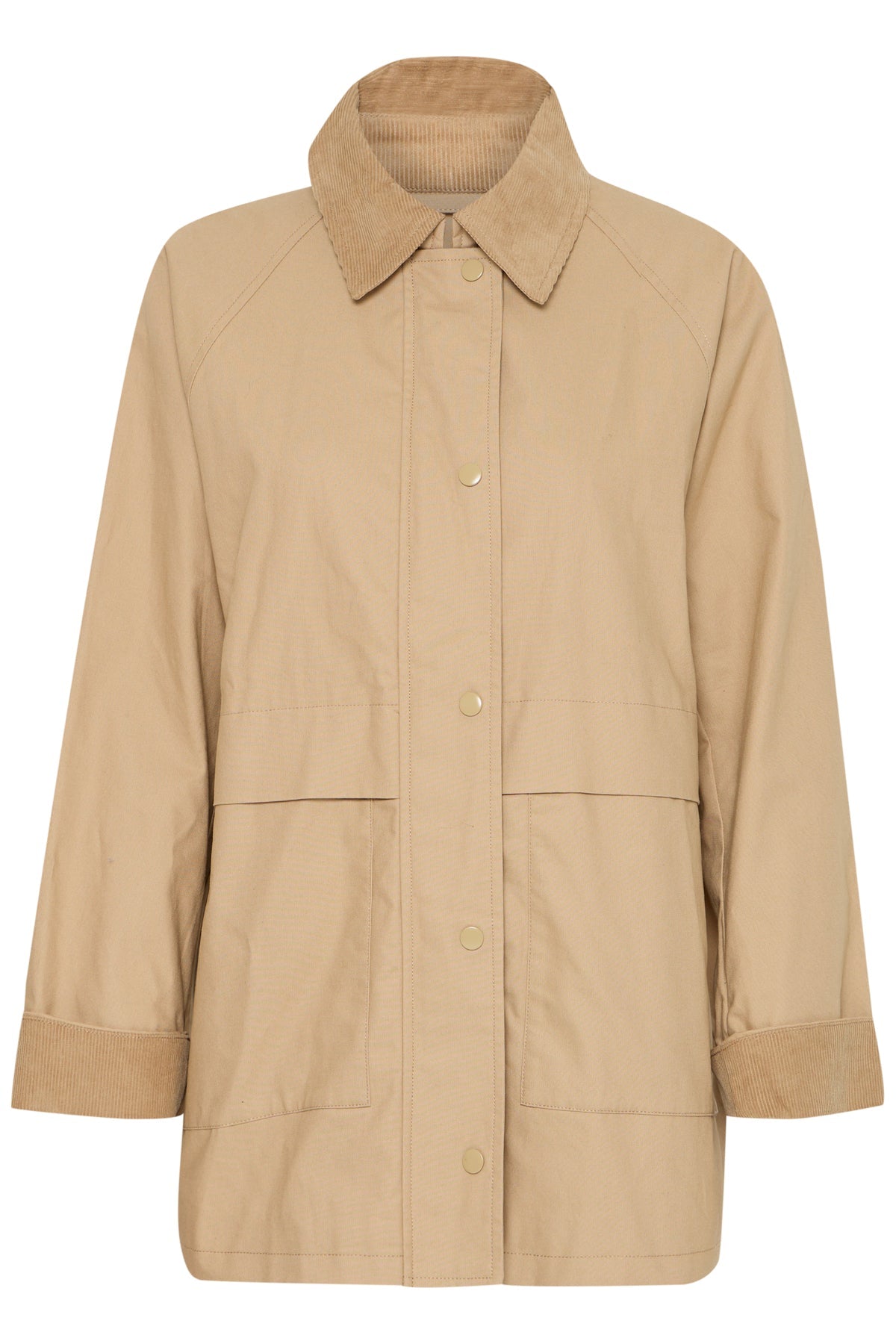 FransaFransa Frfirefly Jacket 1ClothingOxford Tan - Blue Water Clothing