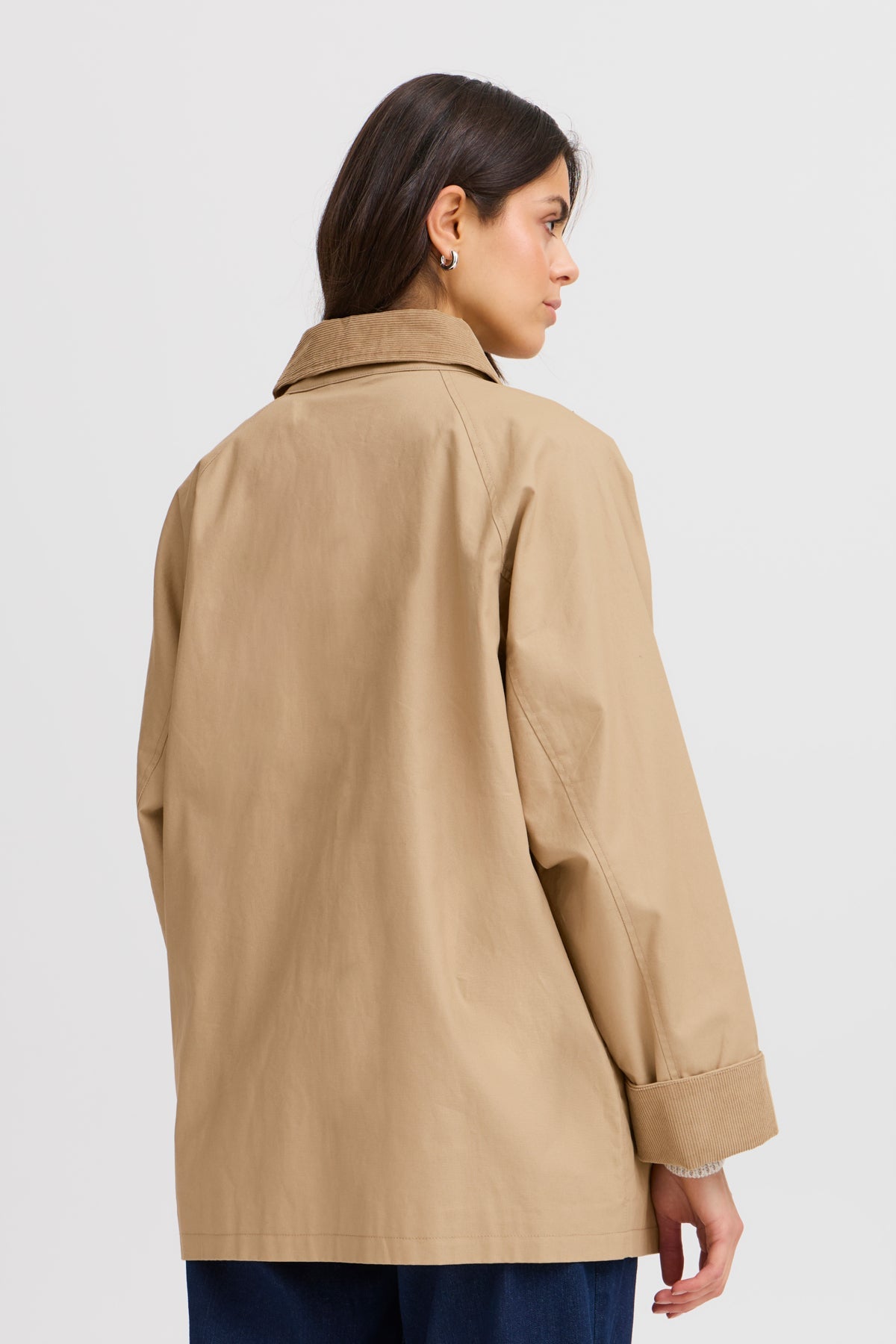 FransaFransa Frfirefly Jacket 1ClothingOxford Tan - Blue Water Clothing