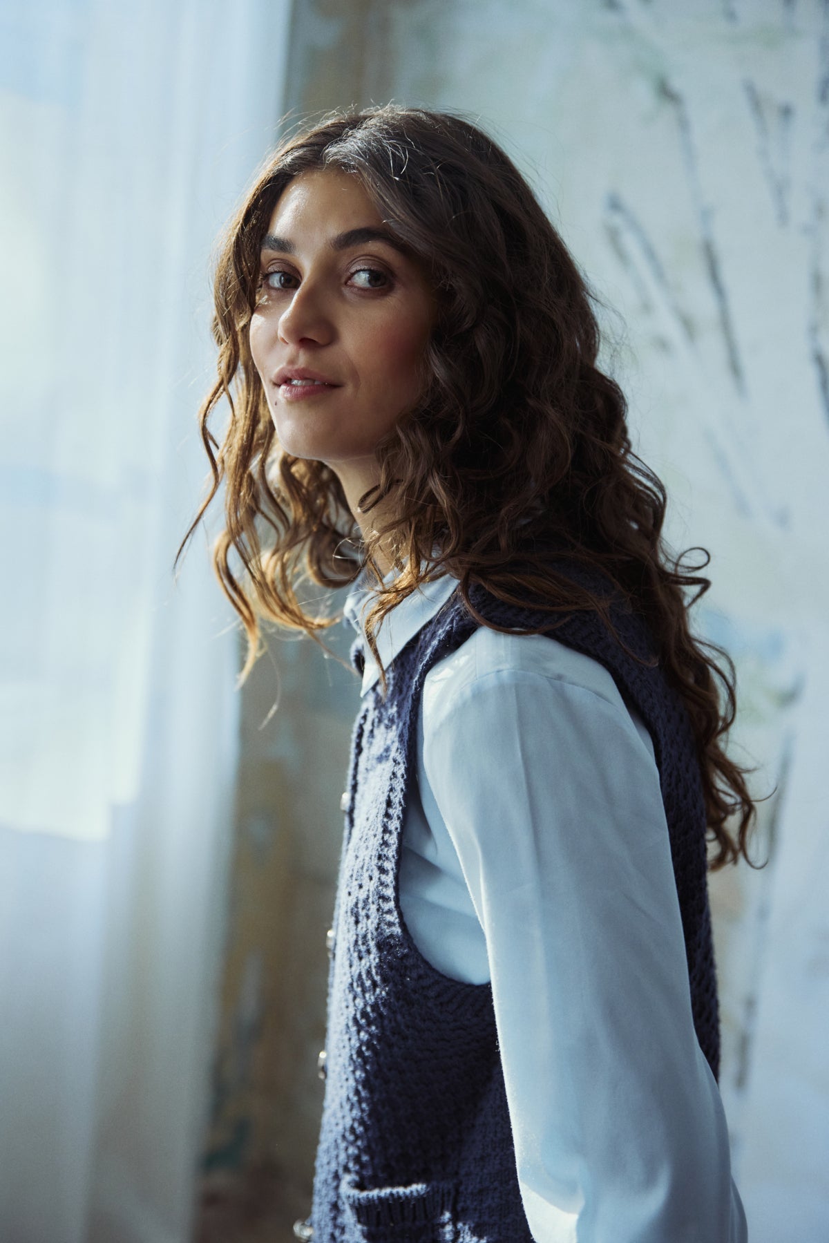 FransaFransa FRKenna Waistcoat 1ClothingNight Skye - Blue Water Clothing