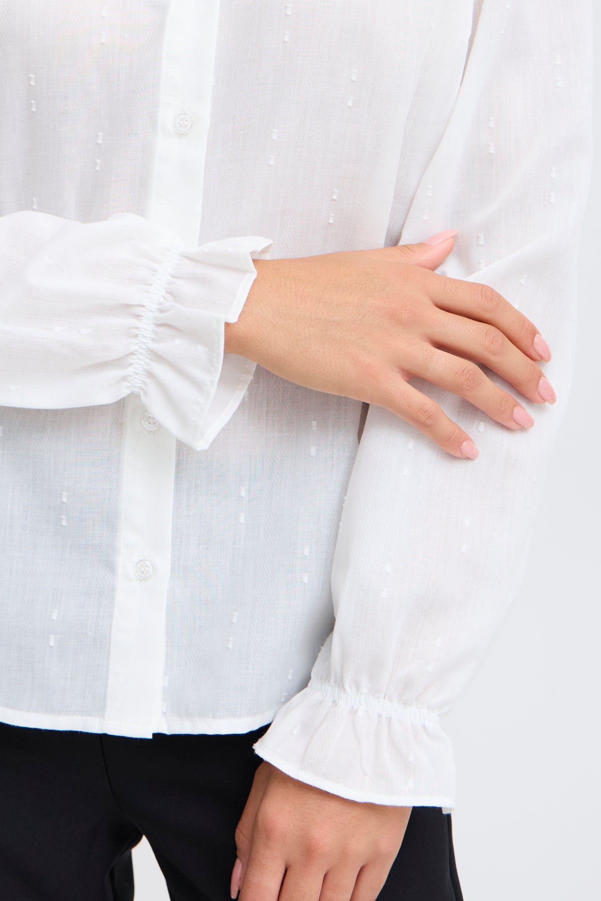 FransaFransa Frpopla Shirt 1ClothingBlanc De Blanc - Blue Water Clothing