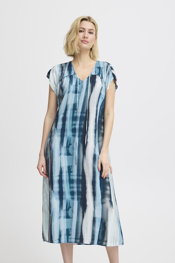 Fransa Linny Dress - Blue Water Clothing