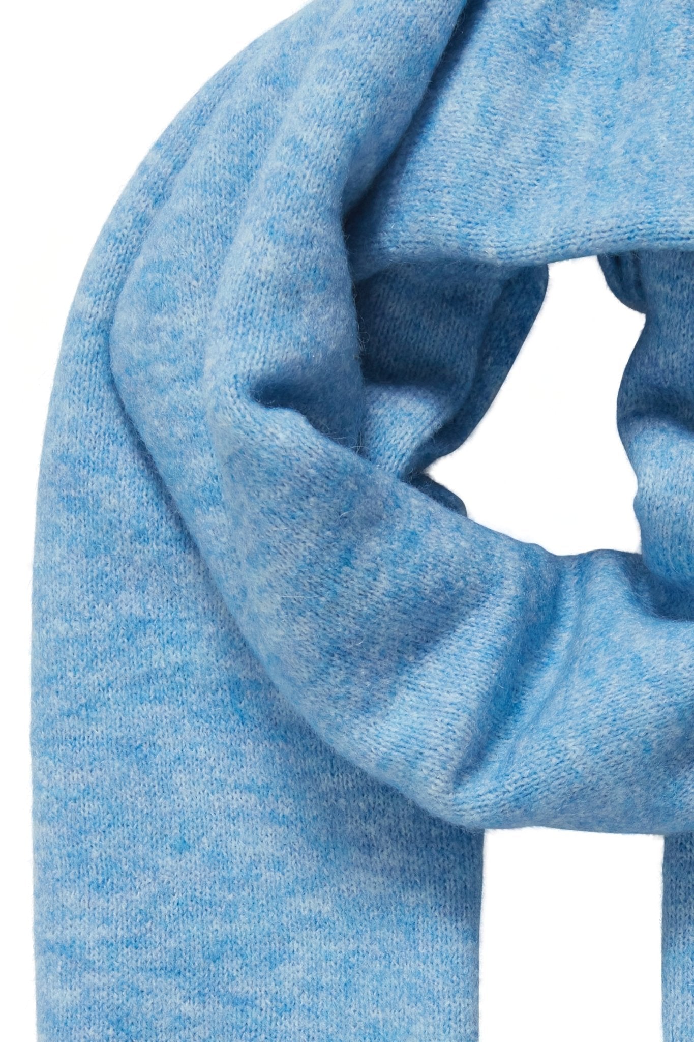 FransaFransa Sandy Scarf 1scarvesSky Blue Melange - Blue Water Clothing