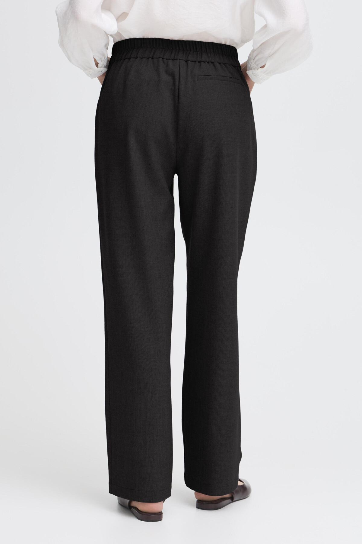 FransaFransa FRAbigail Pant 3 BlackBottomsBlack - Blue Water Clothing