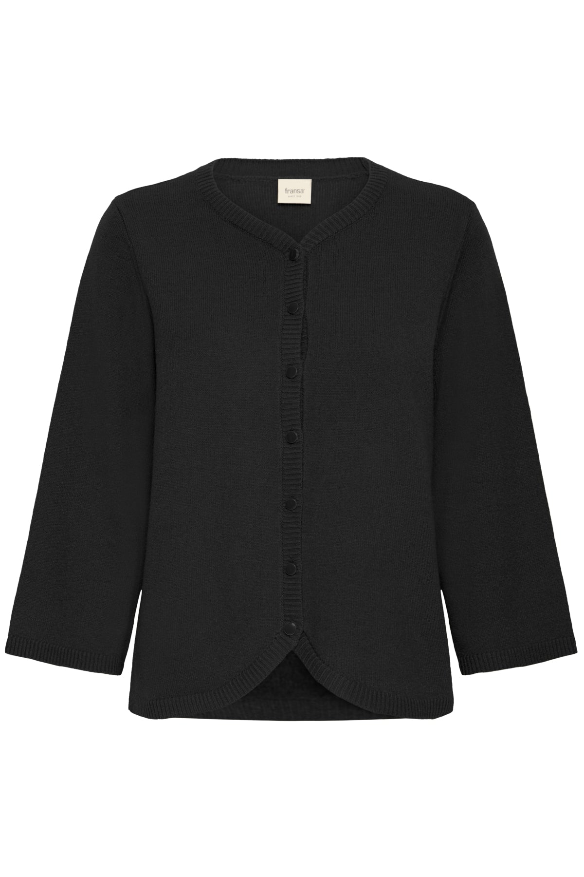 FransaFransa FRBitte Cardigan 2TopsBlack - Blue Water Clothing