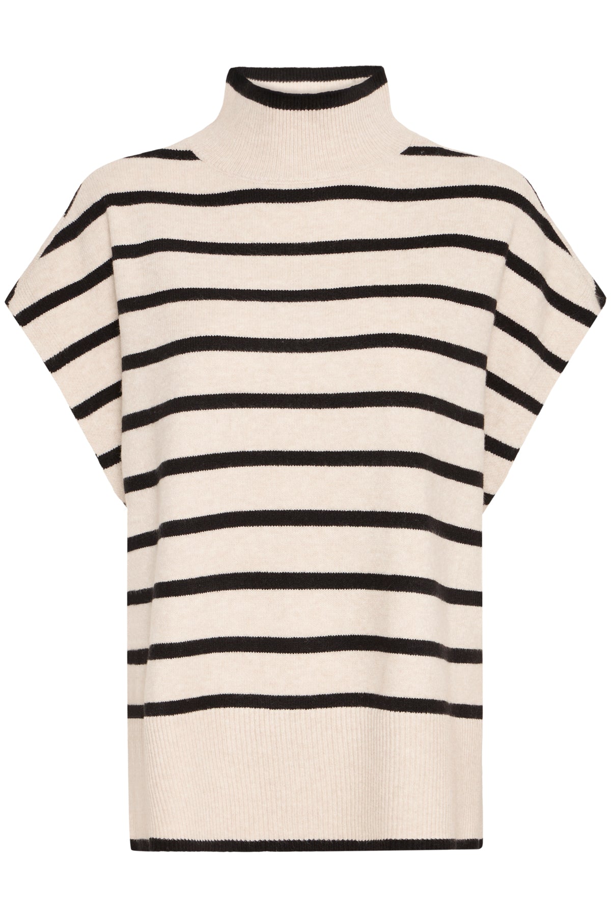 FransaFransa FRBitte Poncho 1TopsLimestone Melange - Blue Water Clothing