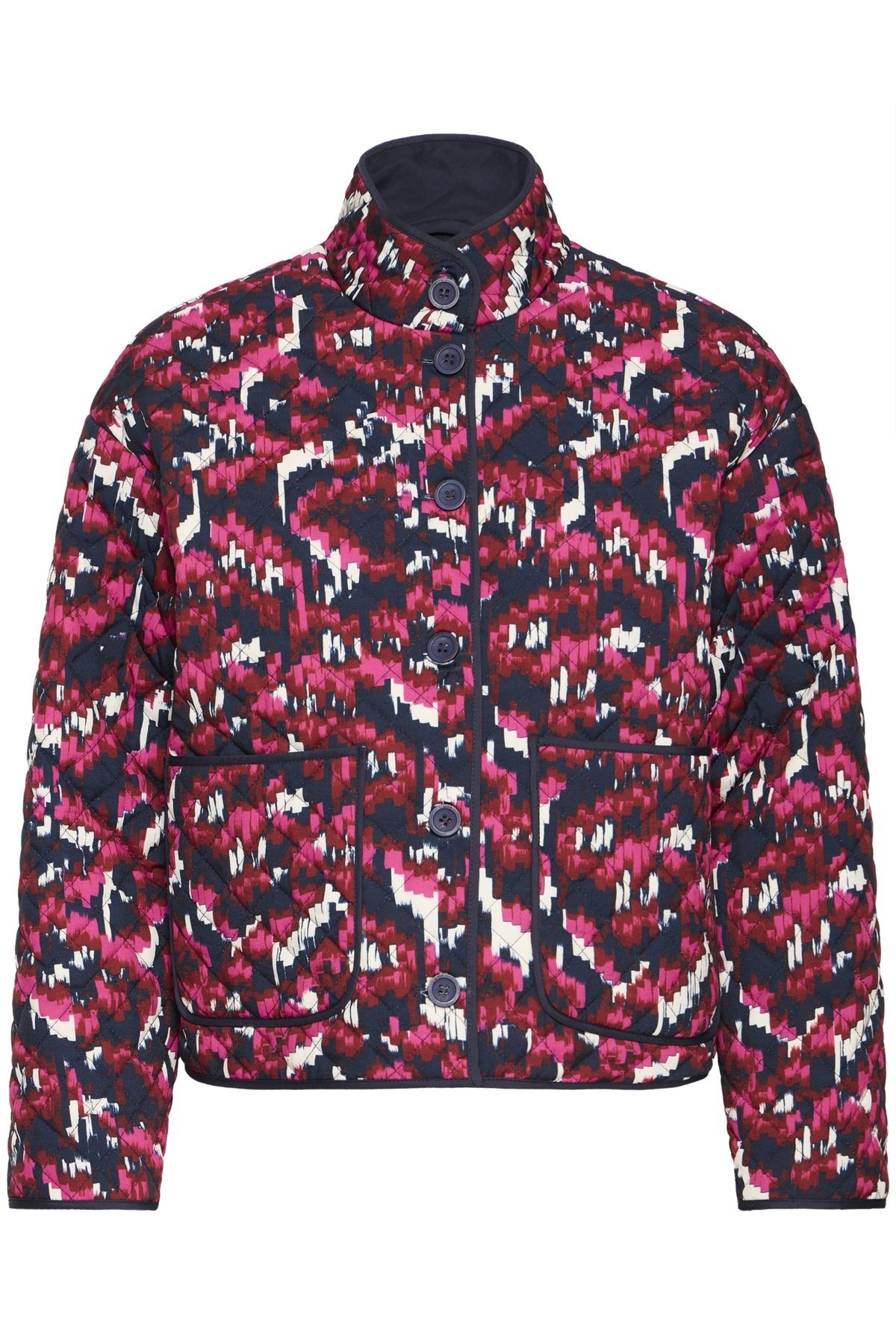 FransaFransa FRCLAUDINE Jacket 1FootwearDis Boho V - Blue Water Clothing