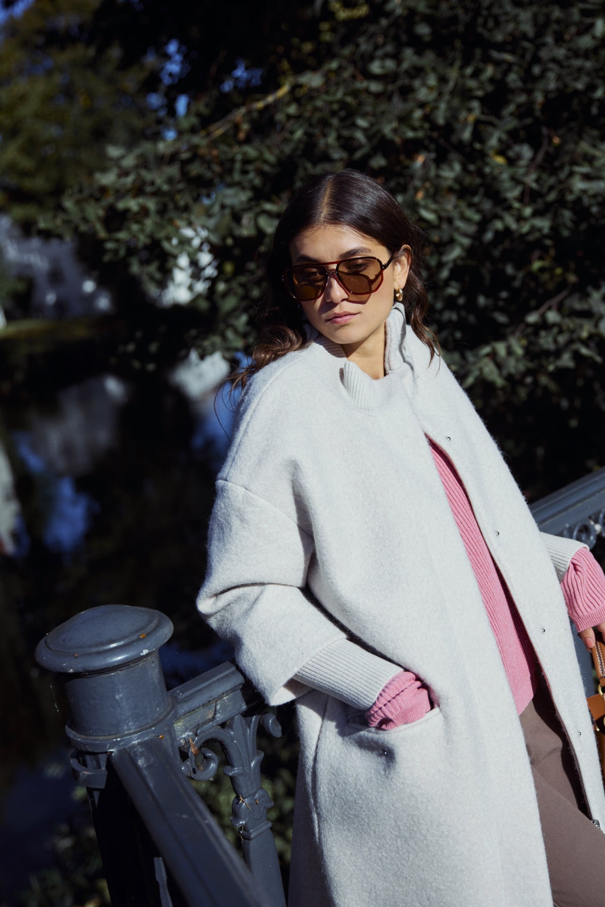 FransaFransa FREdella Jacket 1Coats & JacketsLimestone Melange - Blue Water Clothing