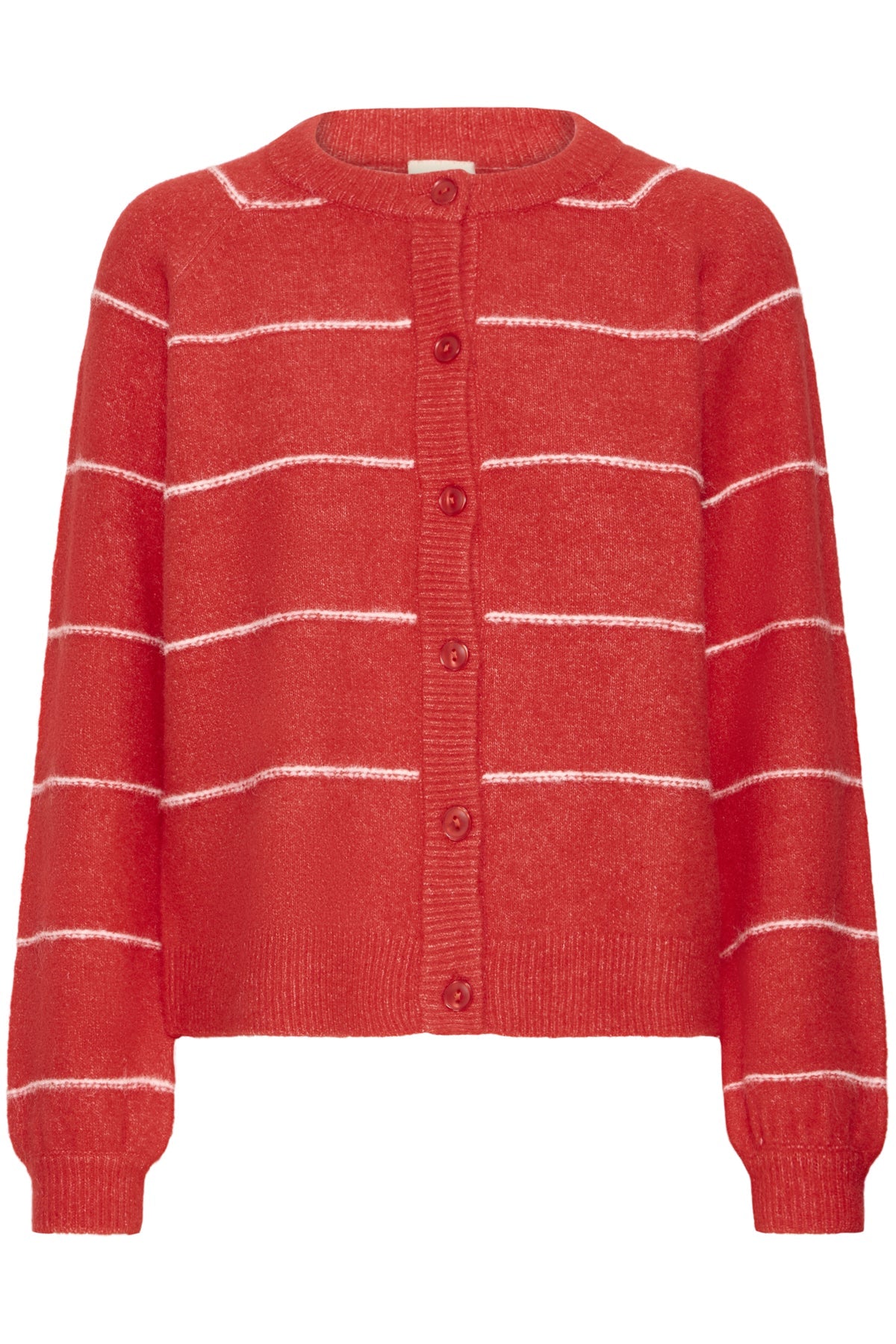 FransaFransa FRKendra Cardigan 1TopsMars Red - Blue Water Clothing