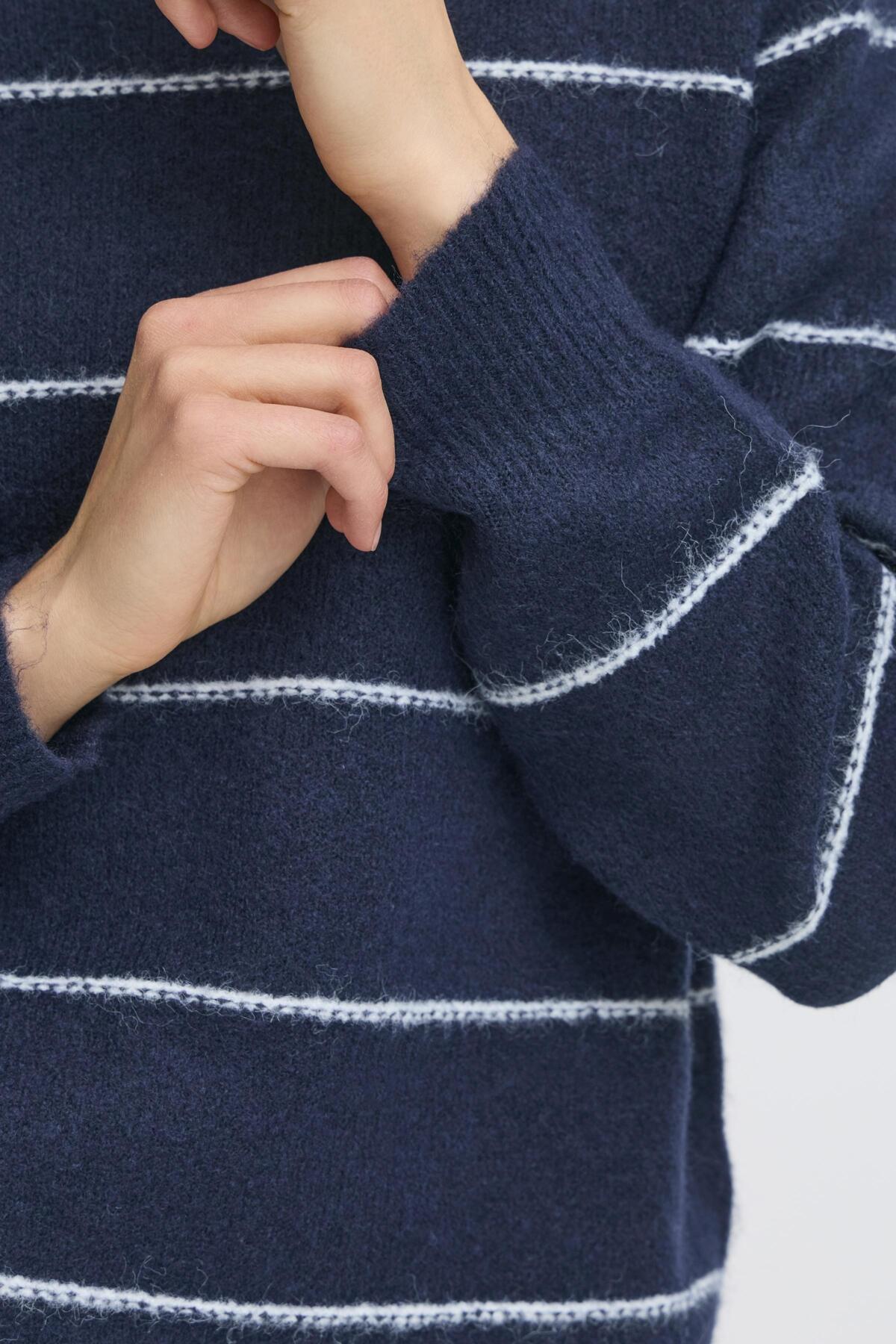 FransaFransa FRKendra Pullover 2TopsNight Skye - Blue Water Clothing