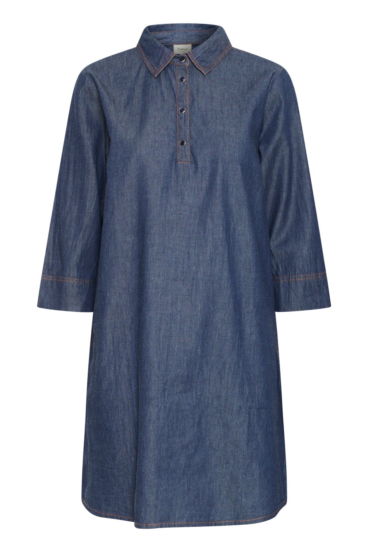 FransaFransa FRLarissa Dress 1 Raw BlueClothingRaw Blue - Blue Water Clothing