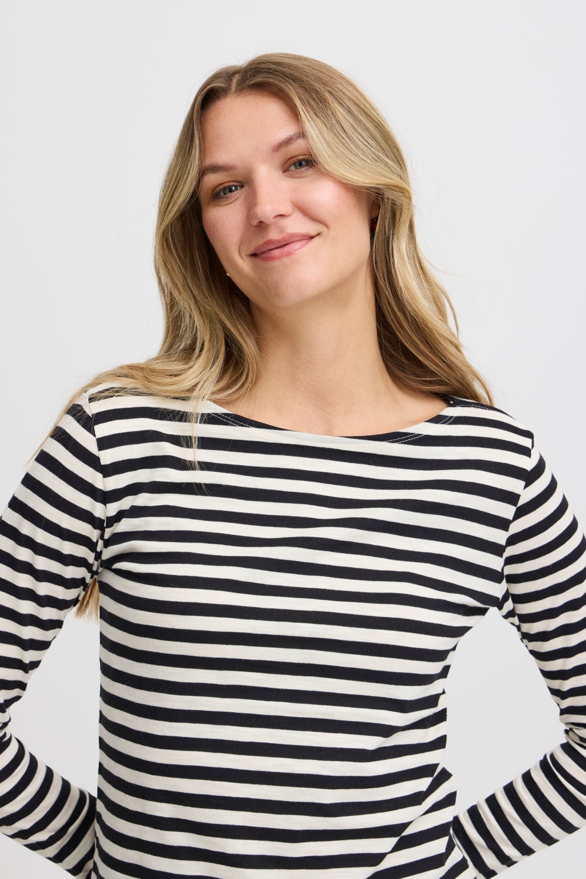 FransaFransa FRmye T-Shirt 1TopsBlack - Blue Water Clothing